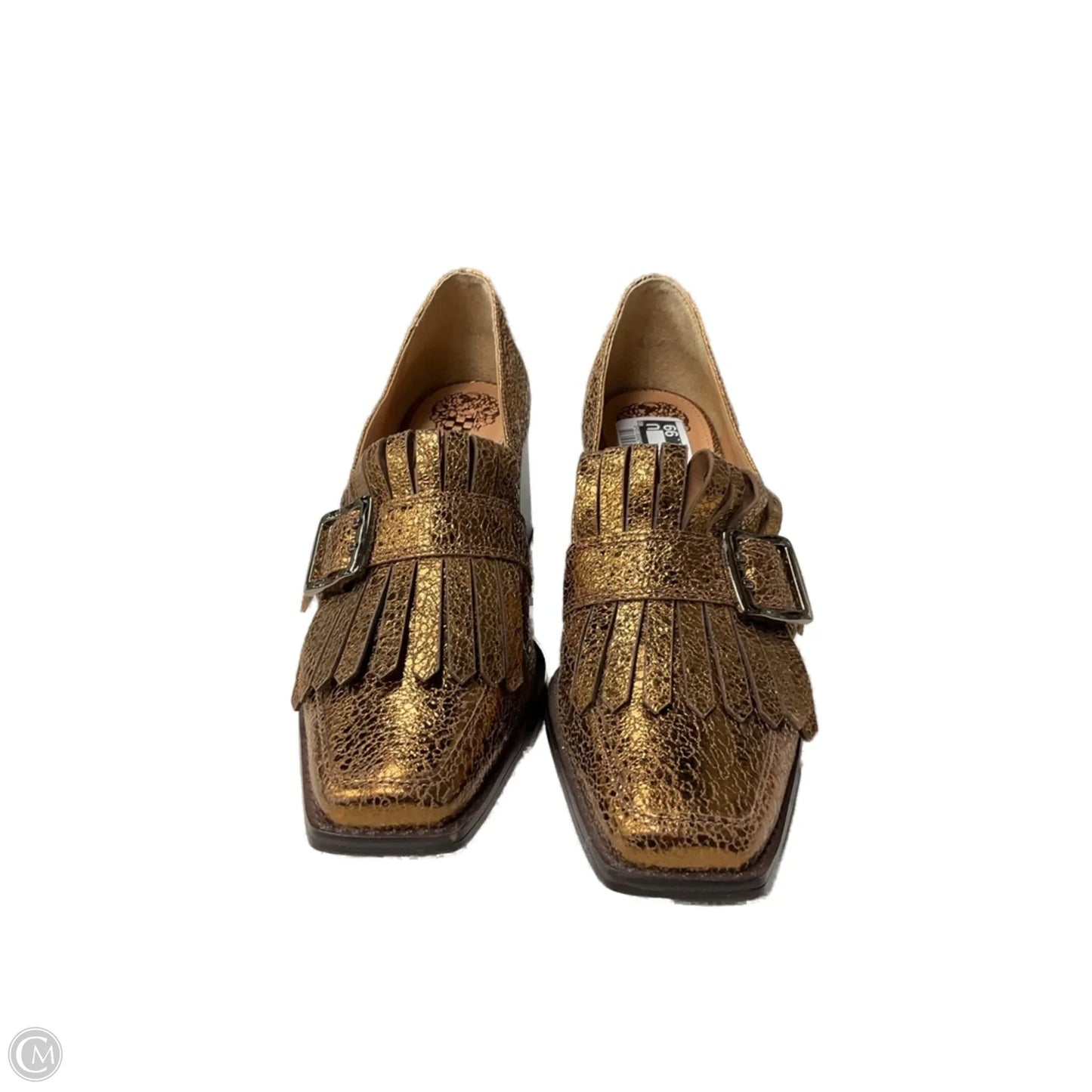 Shoes Heels Block By Vince Camuto In Gold, Size: 8