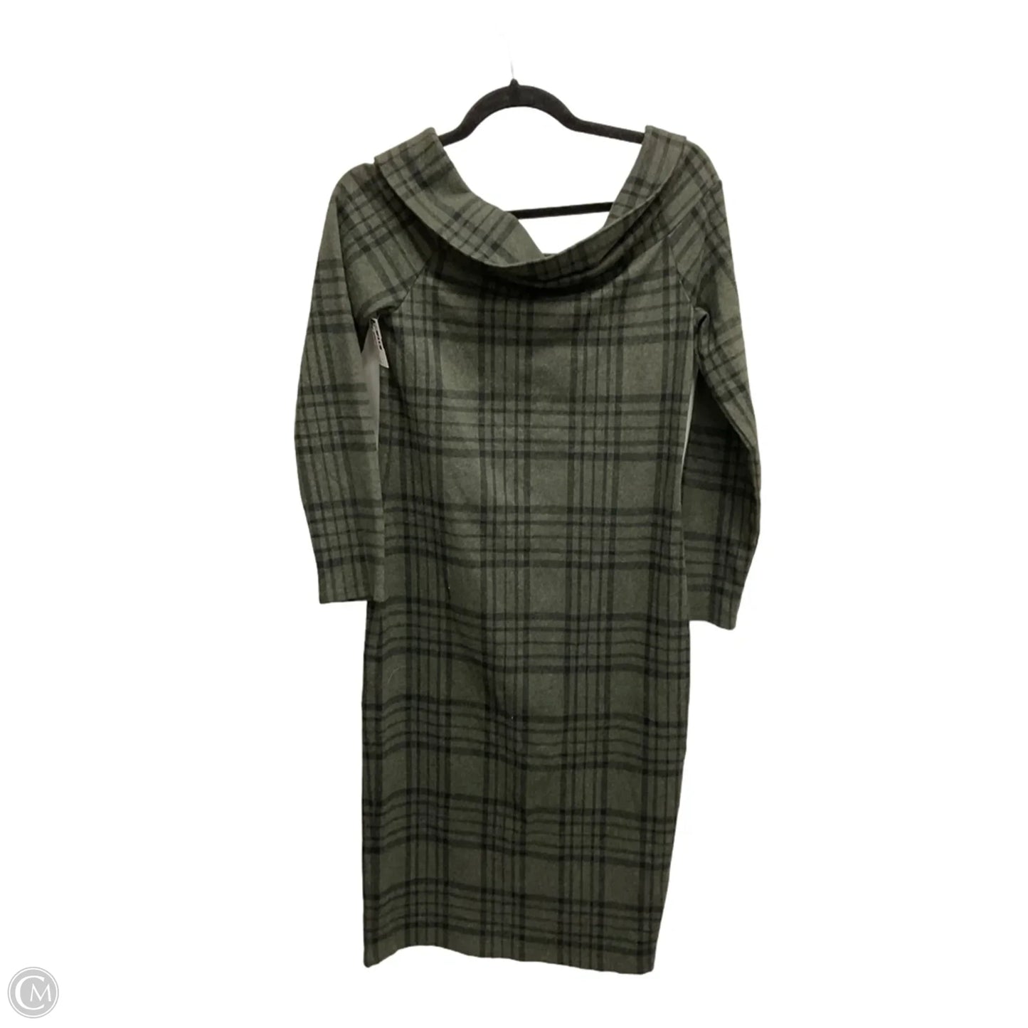 Dress Sweater By Banana Republic In Plaid Pattern, Size: S