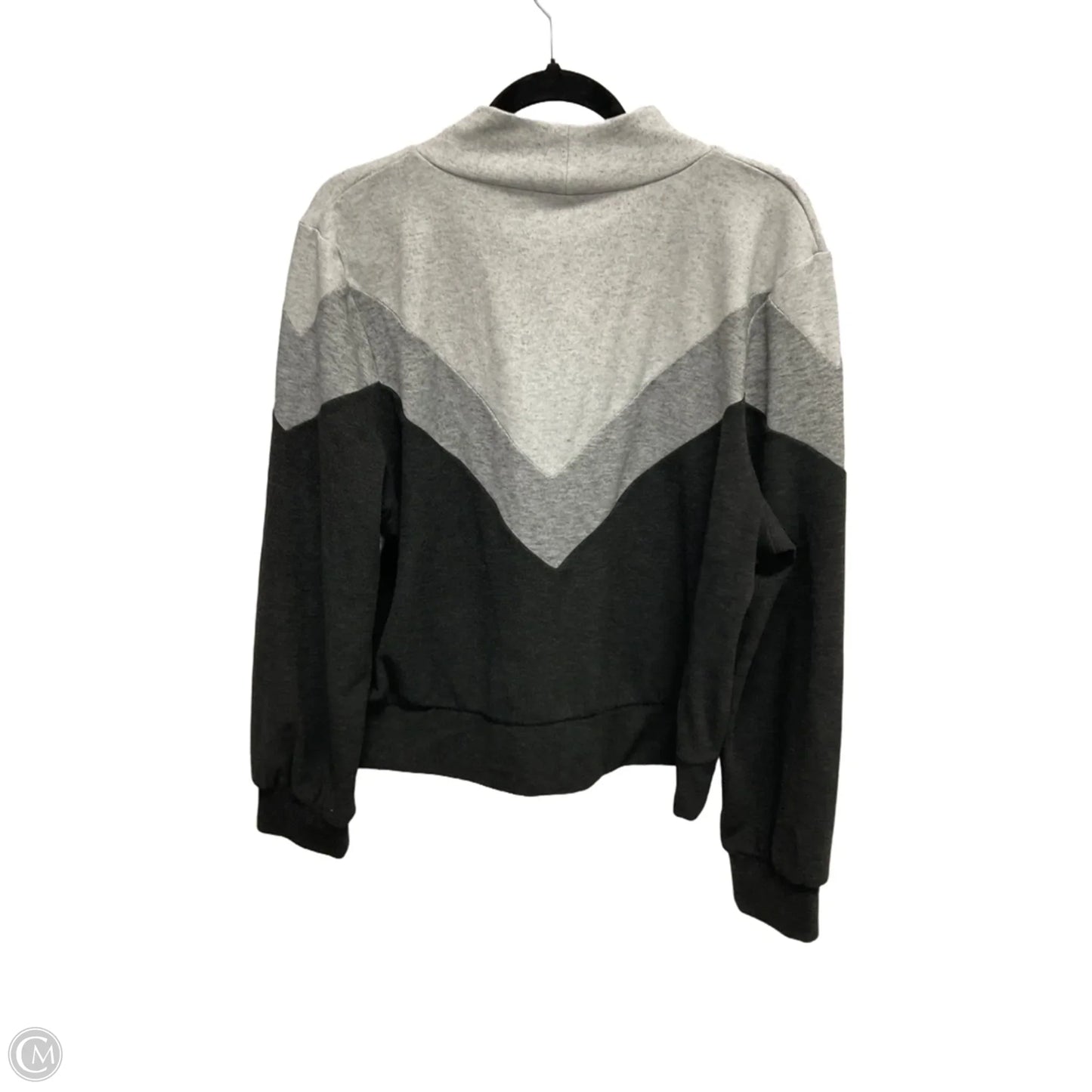 Sweatshirt Collar By Evereve In Grey, Size: Xl
