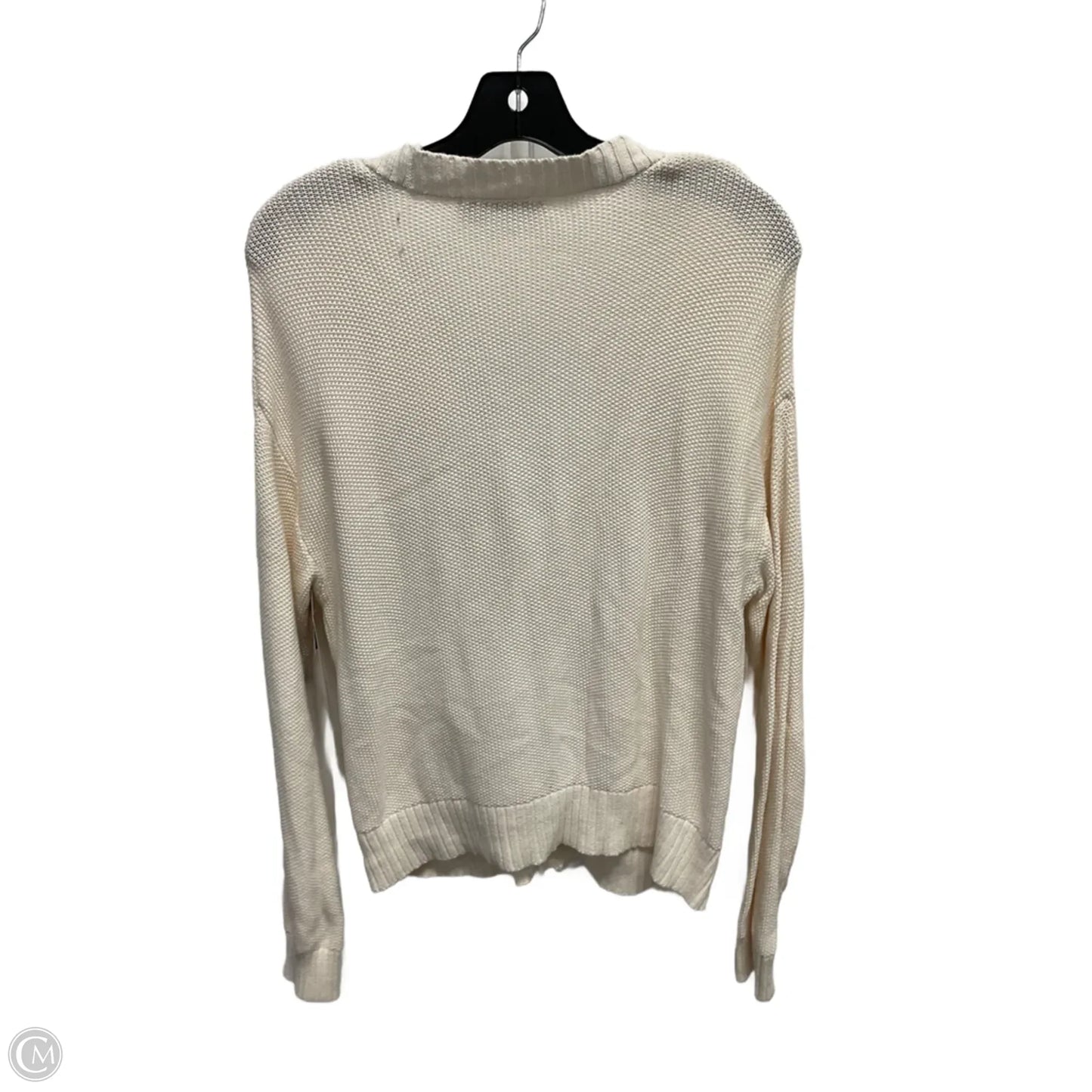 Cardigan By Loft In White, Size: Lp