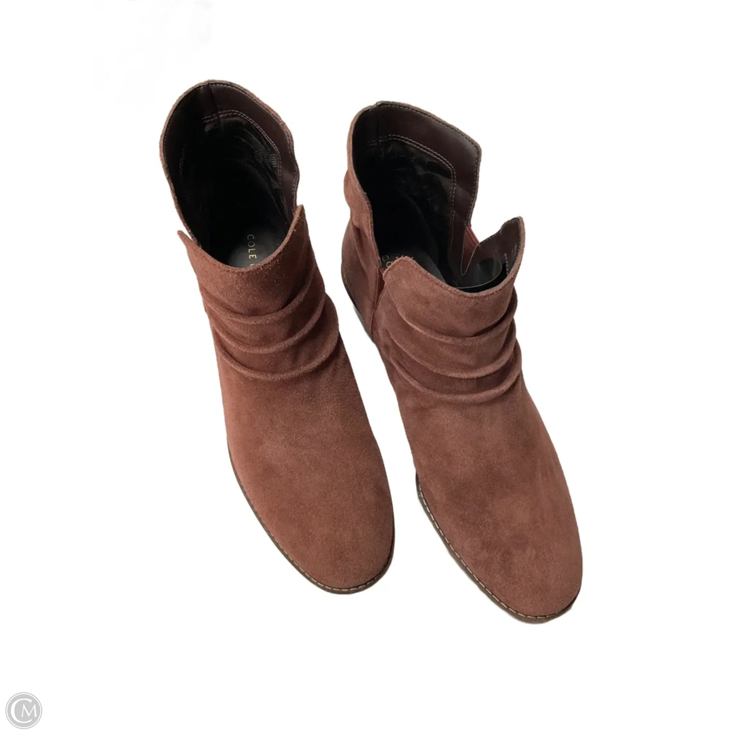 Boots Ankle Flats By Cole-haan In Red, Size: 8