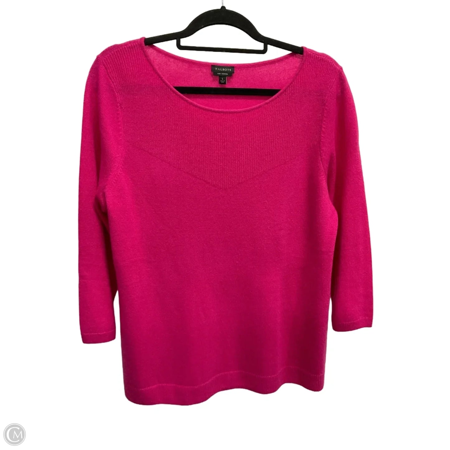 Sweater Cashmere By Talbots In Pink, Size: L
