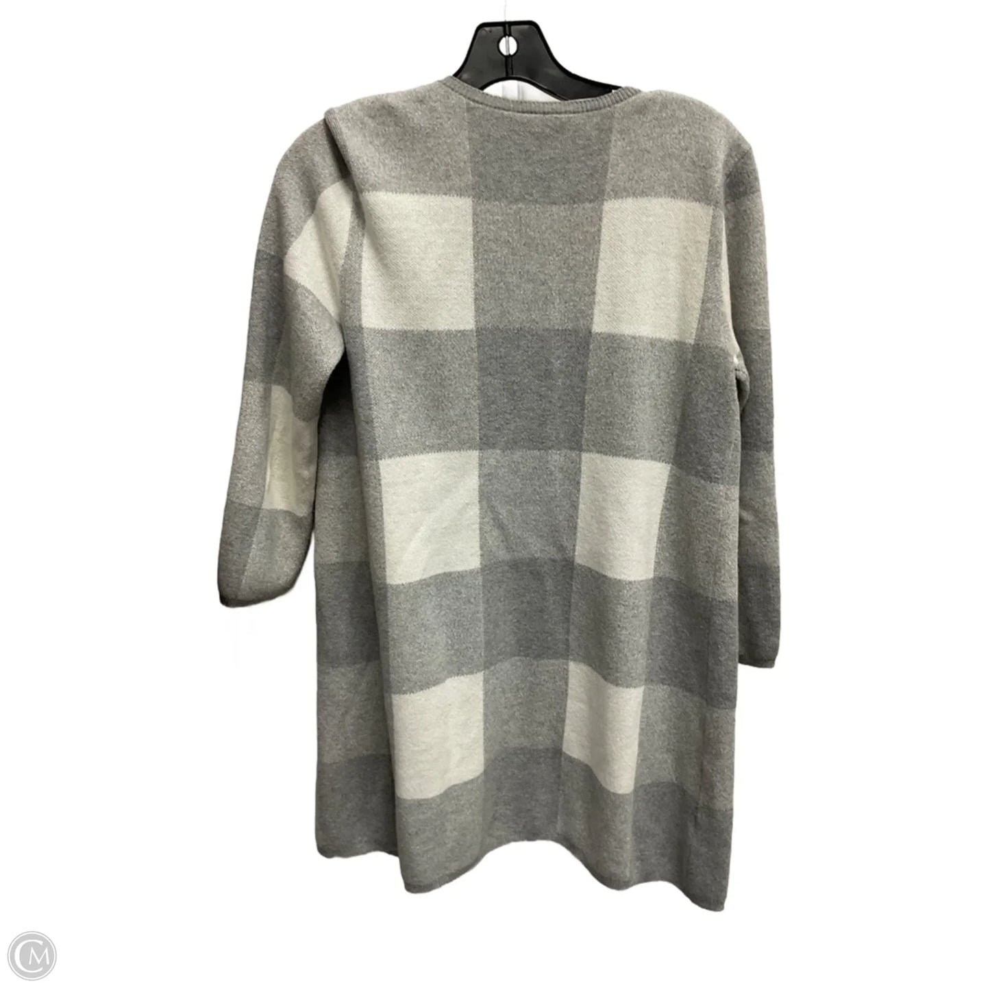 Sweater Cardigan By Loft In Grey, Size: Sp