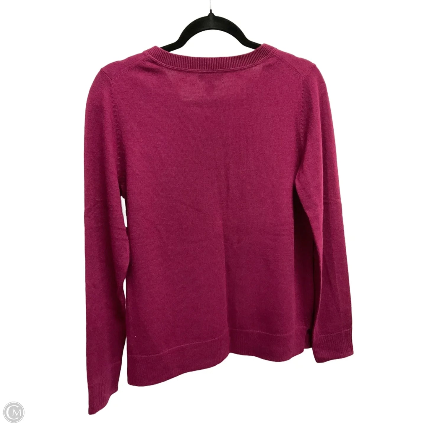 Sweater By Carole Little In Purple, Size: L