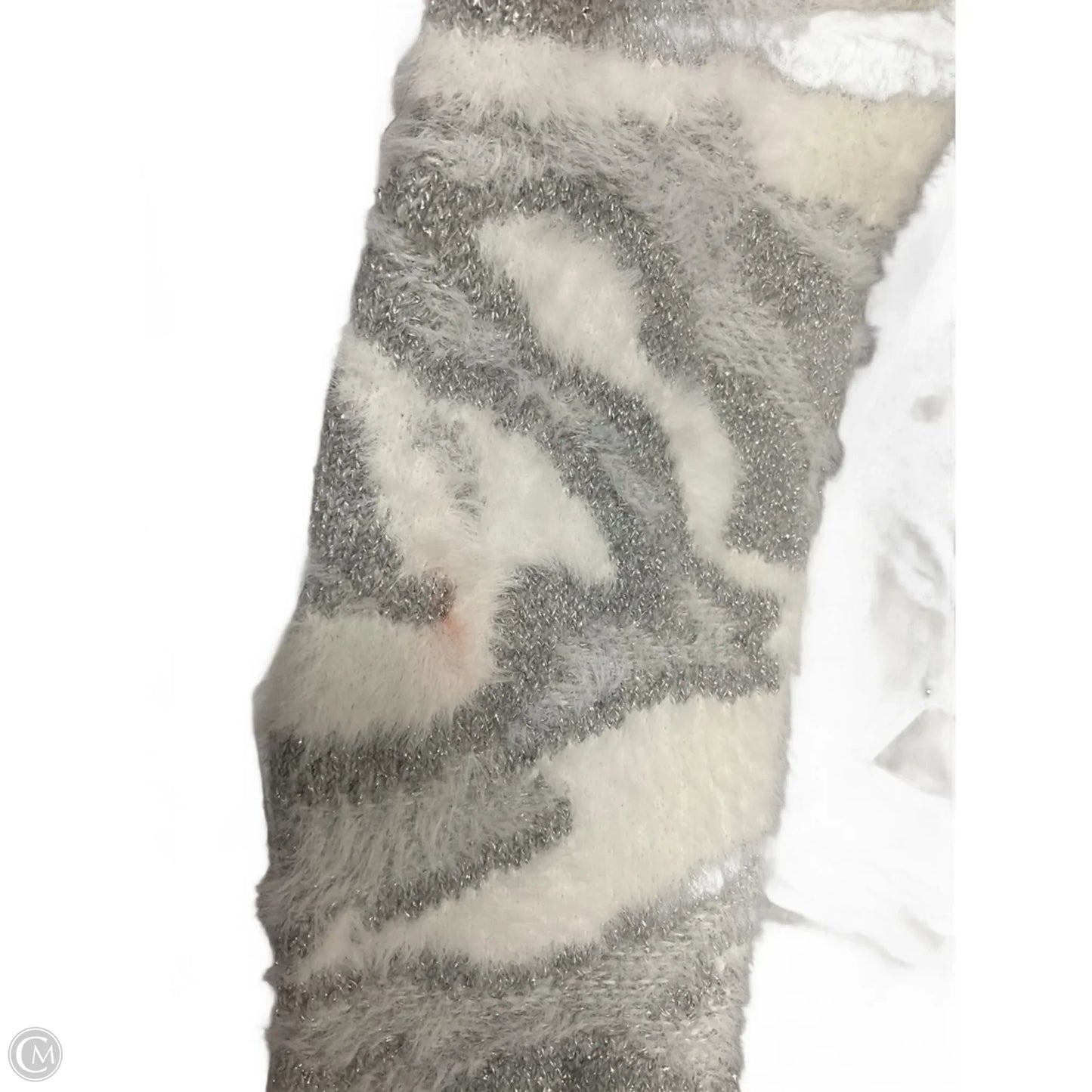 Jacket Faux Fur & Sherpa By White House Black Market In White, Size: M