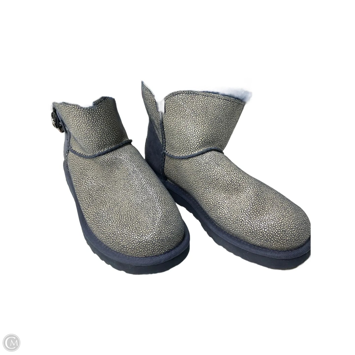 Boots Designer By Ugg In Blue, Size: 7