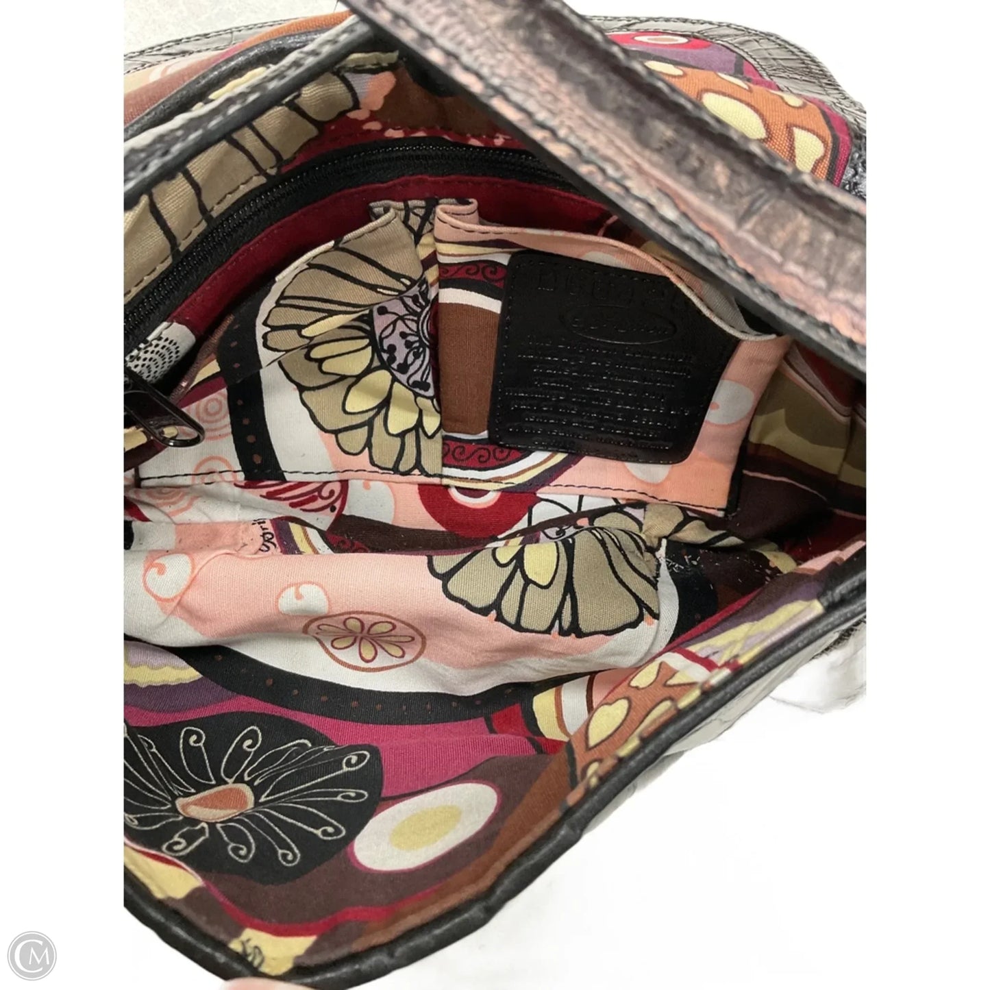 Handbag Leather By Brighton, Size: Medium