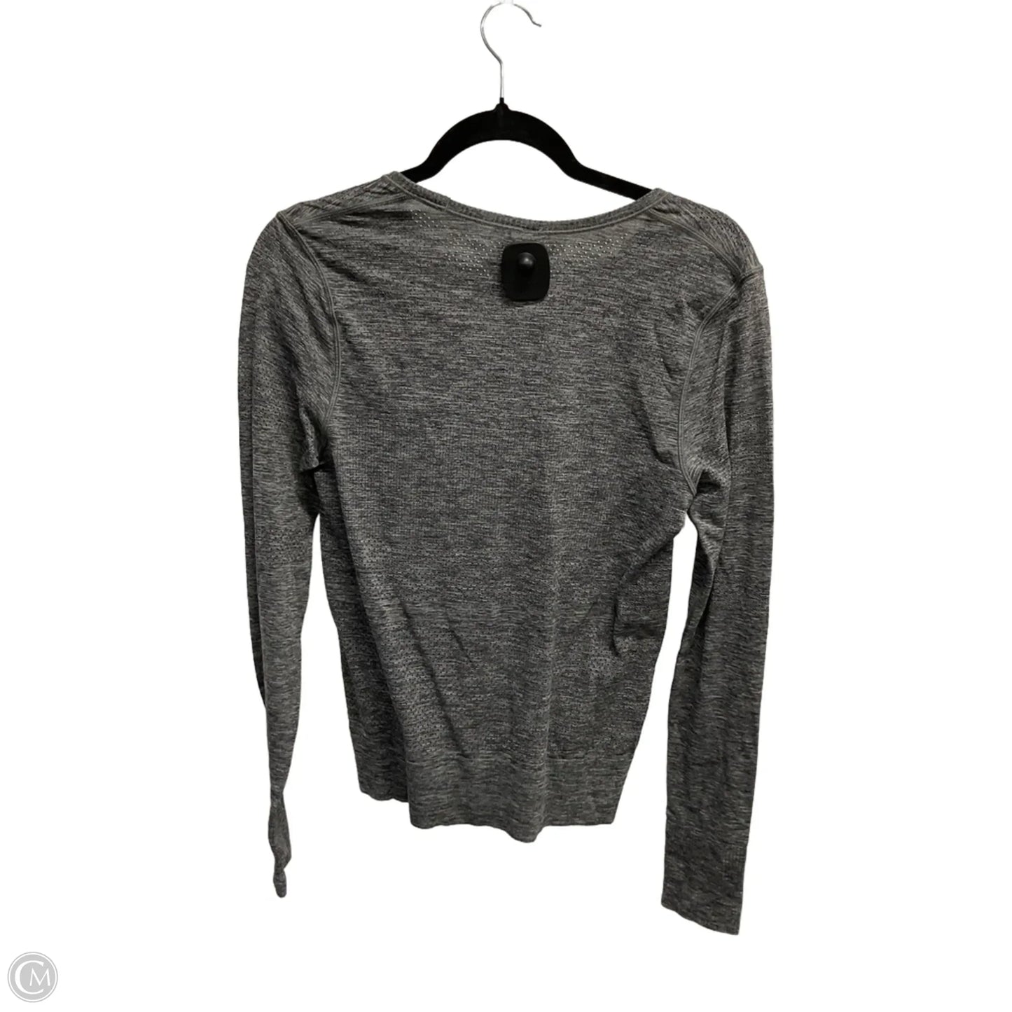 Athletic Top Long Sleeve Crewneck By Lululemon In Grey, Size: S
