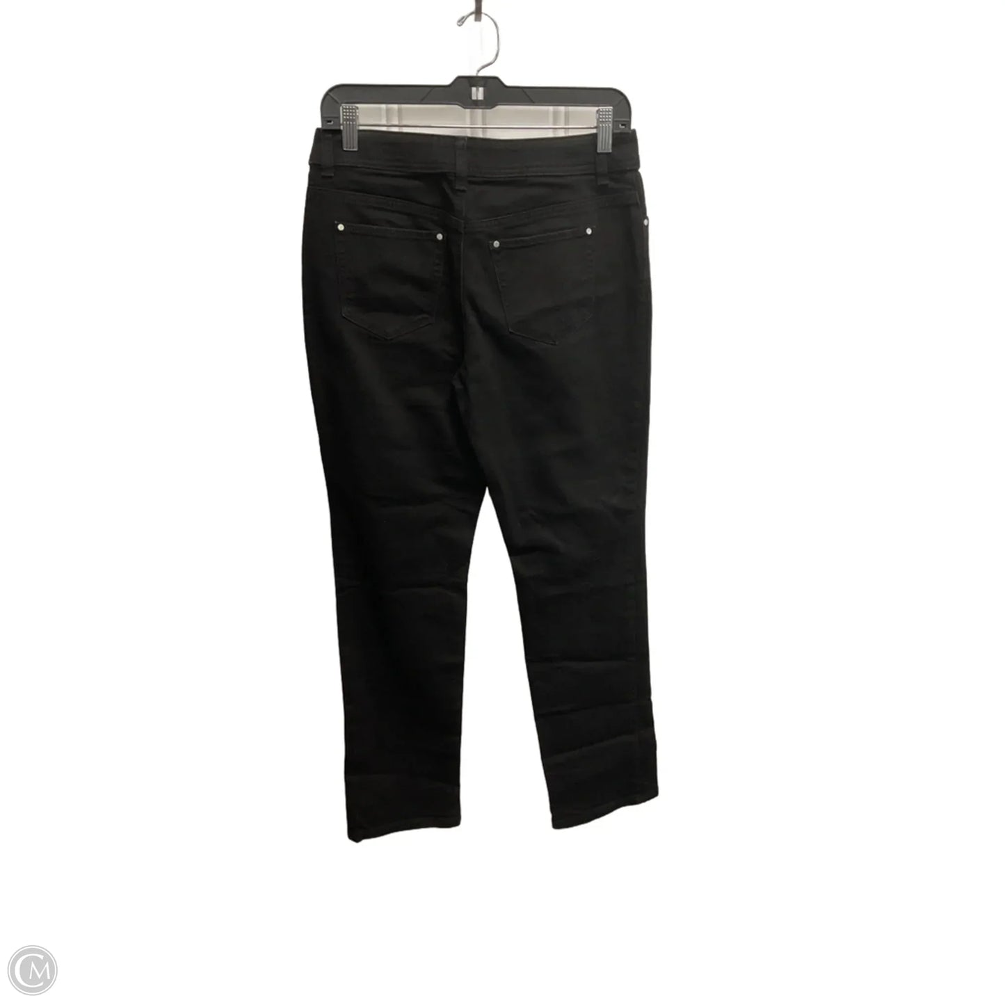 Jeans Skinny By Chicos In Black Denim, Size: 2