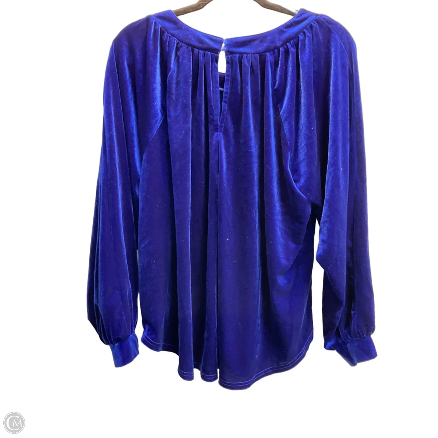 Top Long Sleeve By Umgee In Blue, Size: M