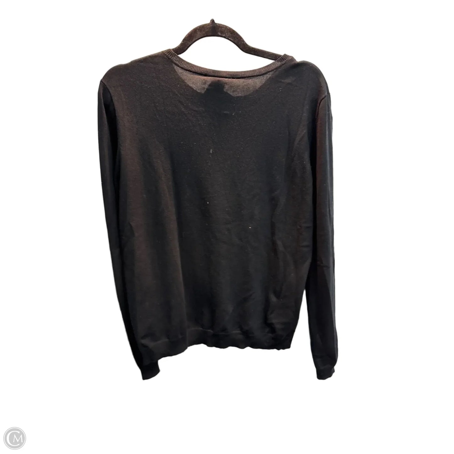 Top Long Sleeve By Lauren By Ralph Lauren In Black, Size: L