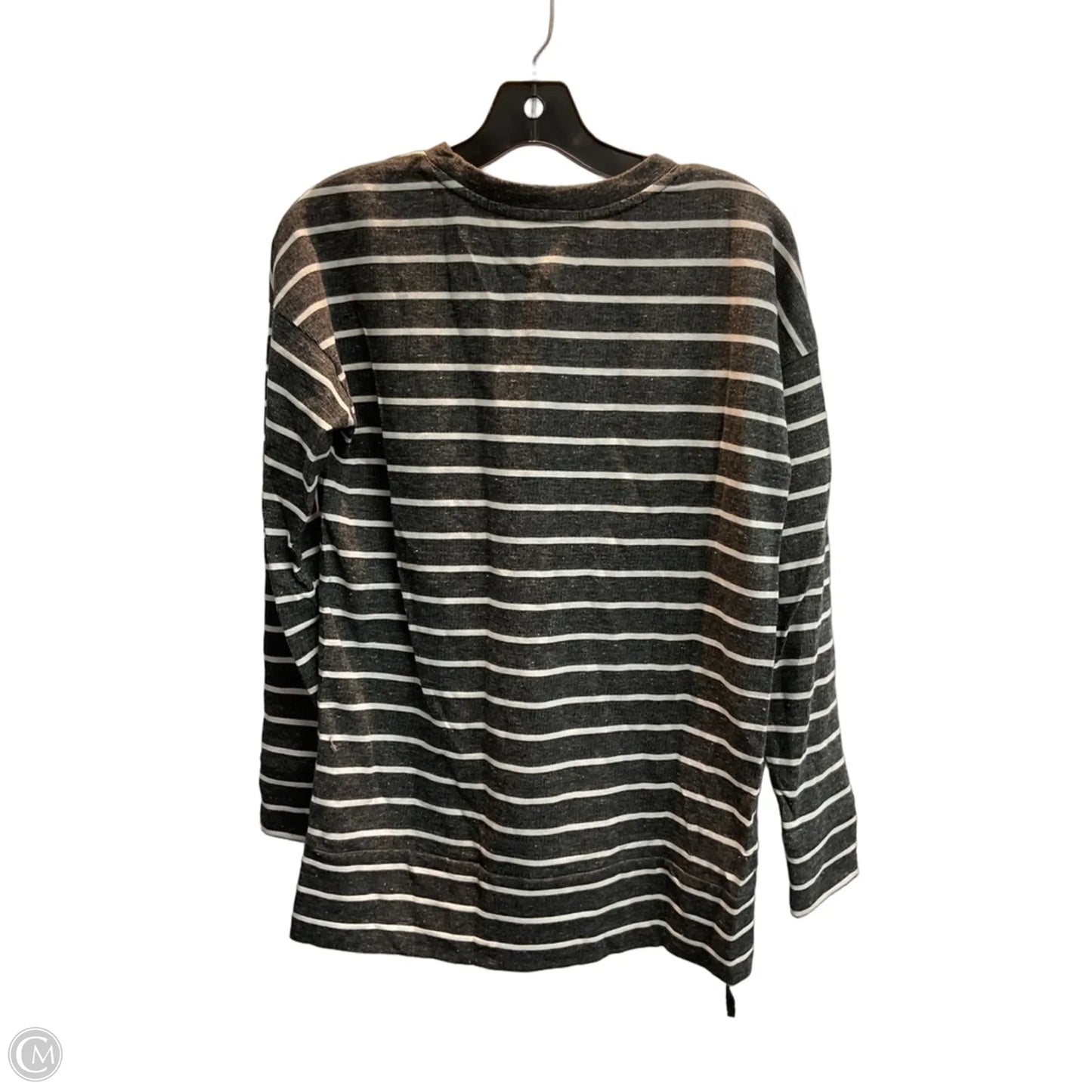 Top Long Sleeve By Lou And Grey In Striped Pattern, Size: Xs