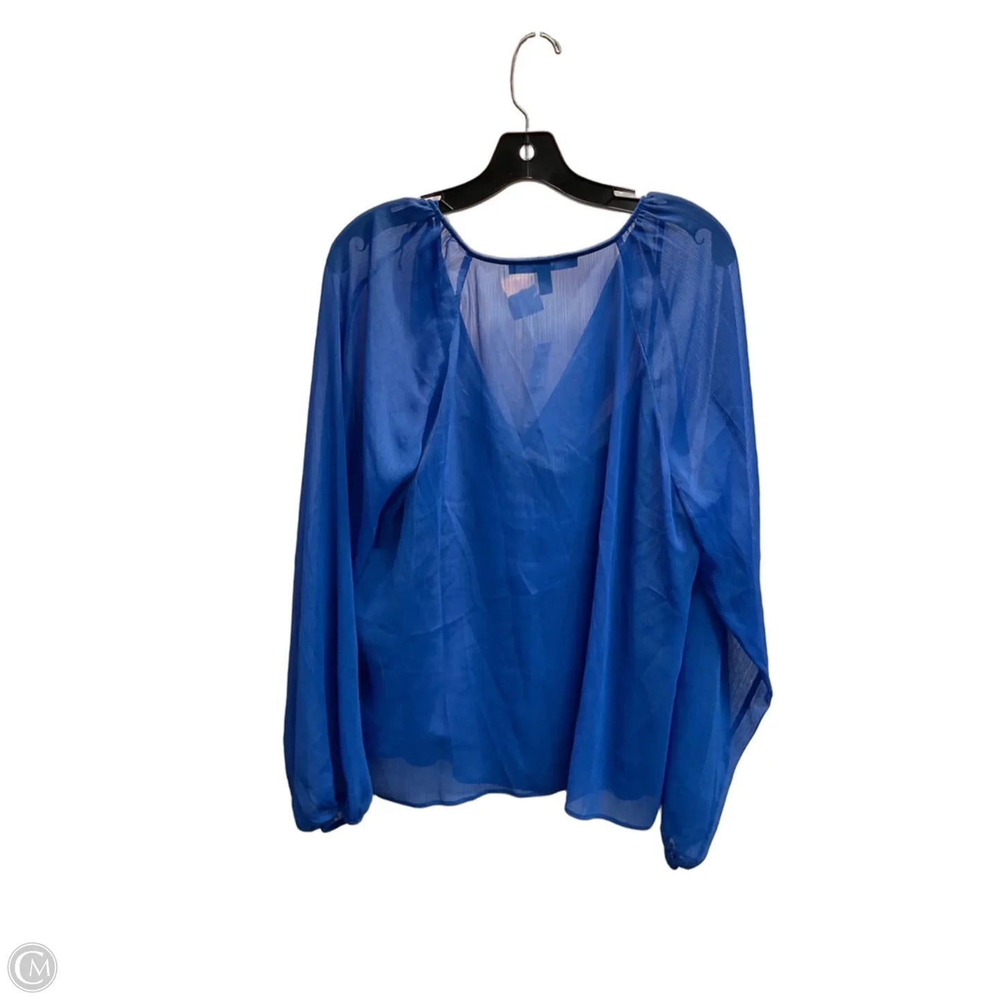 Top 2pc Long Sleeve By White House Black Market In Blue, Size: Xl
