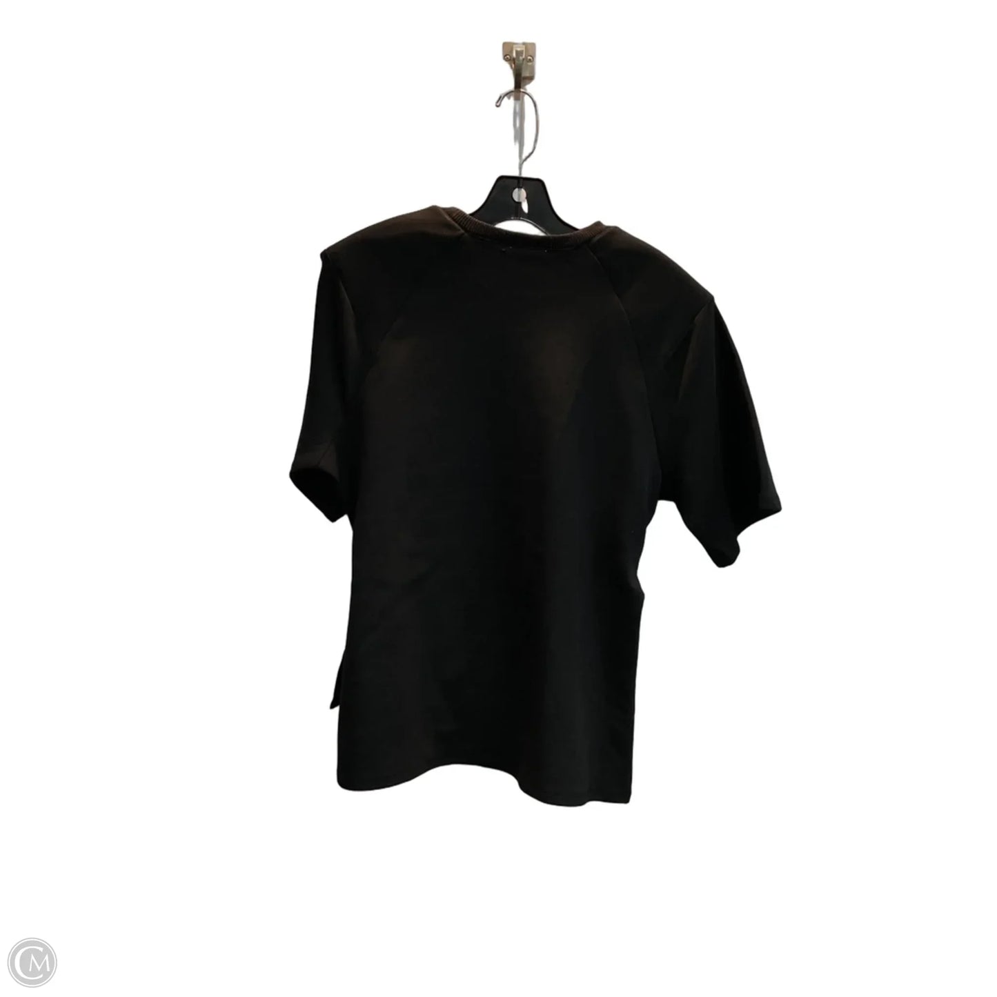 Top Short Sleeve By Zara In Black, Size: S
