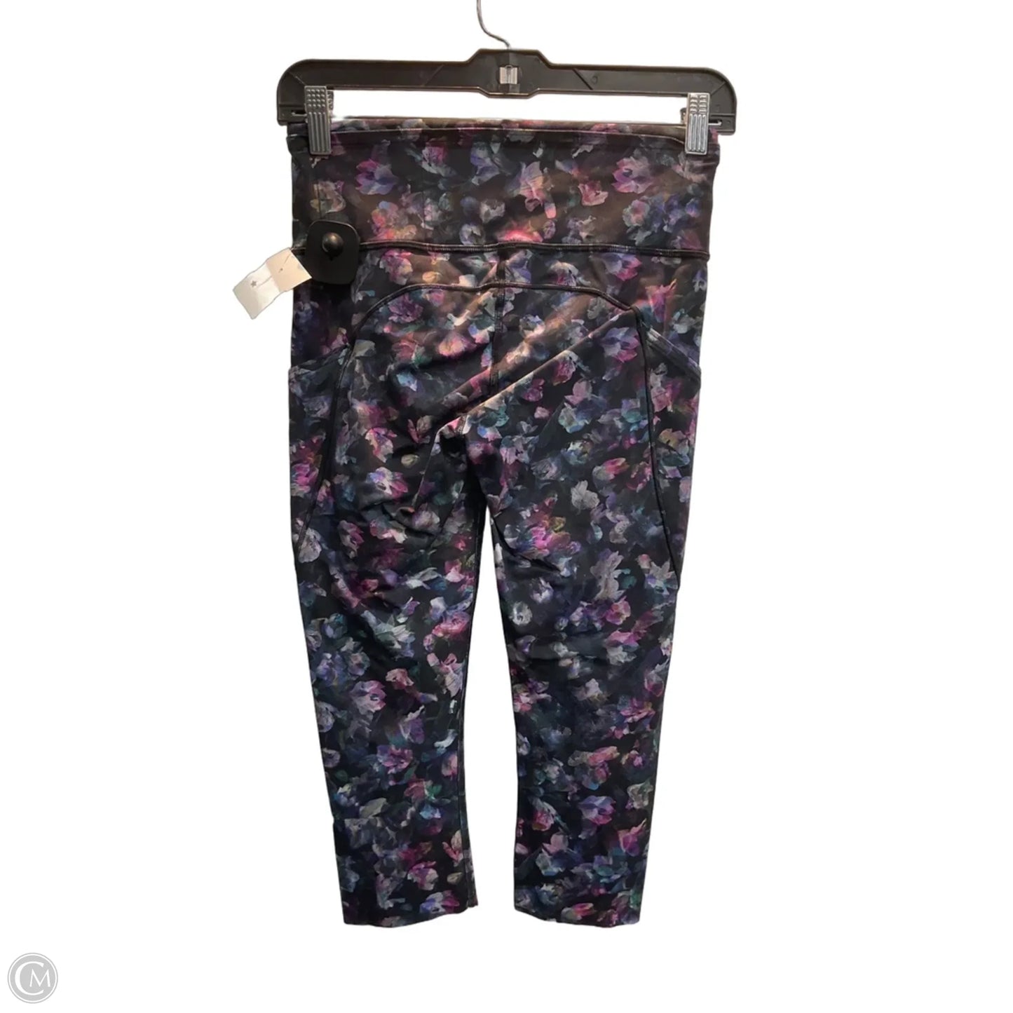 Athletic Capris By Lululemon In Floral Print, Size: S