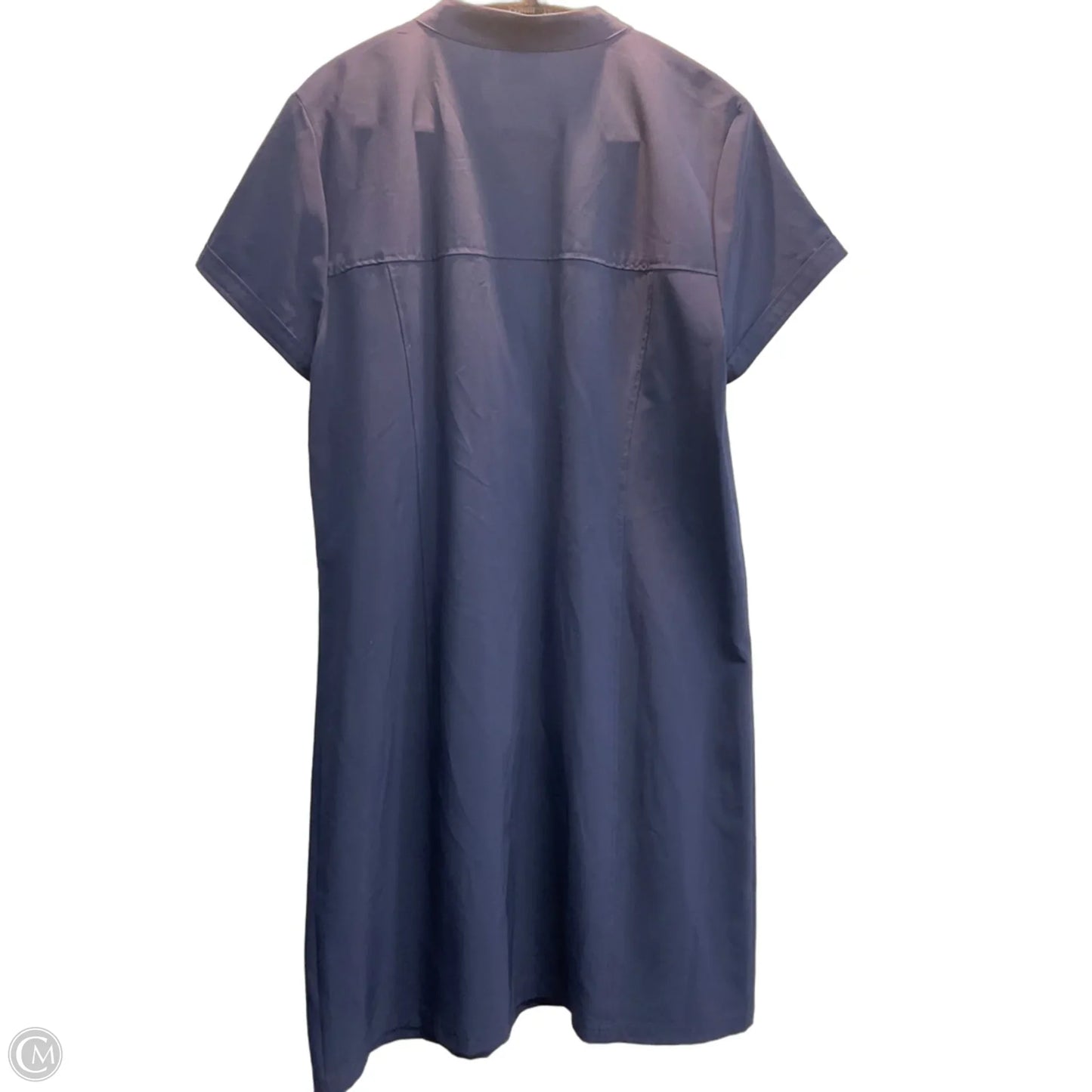 Dress Casual Midi By Chicos In Navy, Size: L