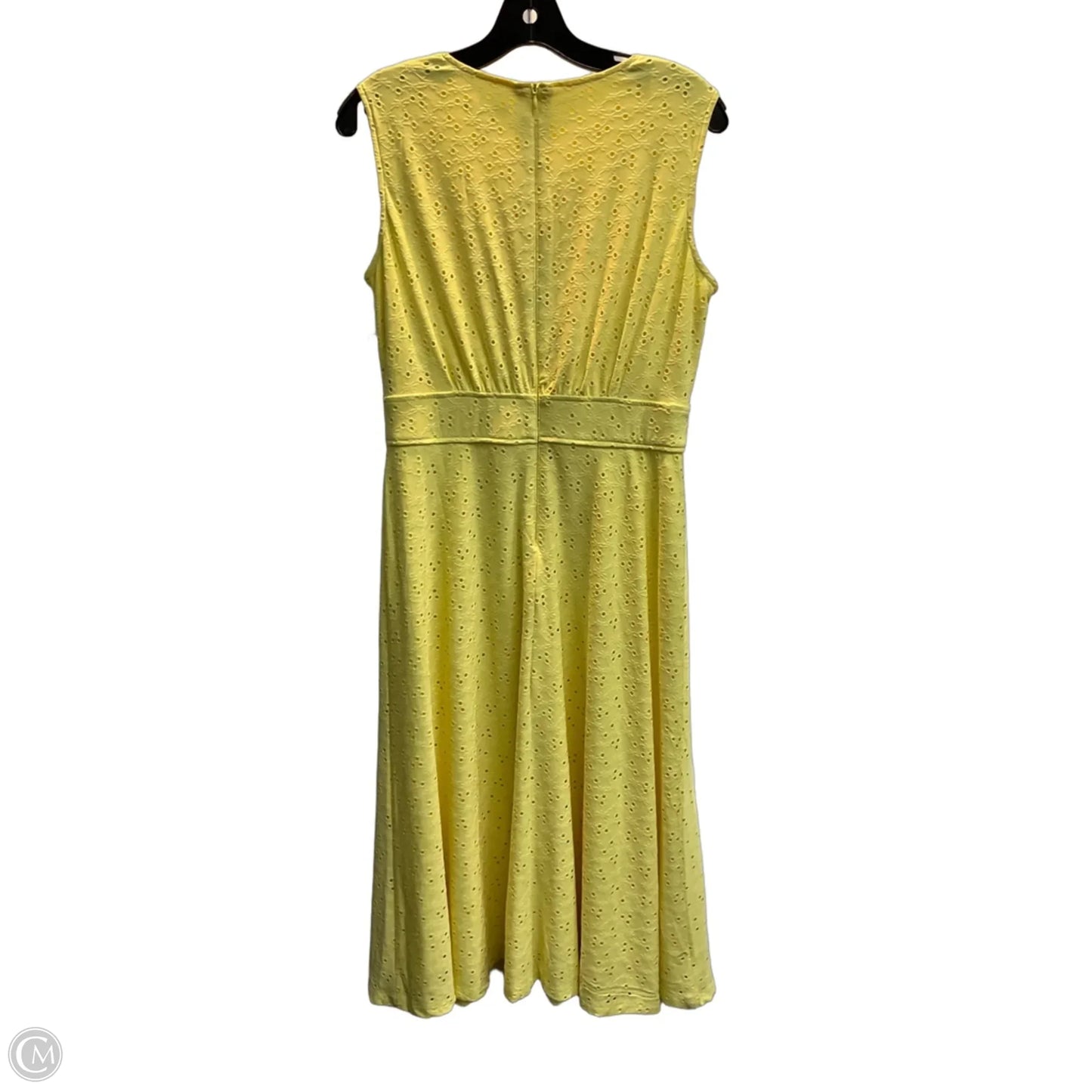 Dress Work By London Times In Yellow, Size: M