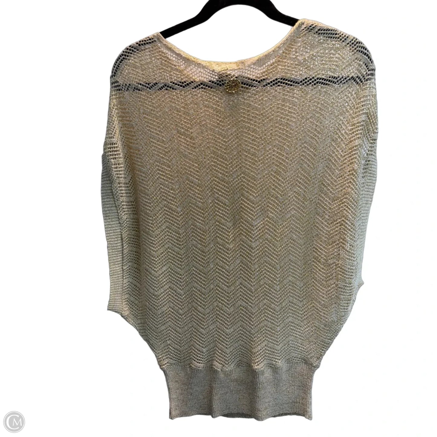 Top Sleeveless By Clothes Mentor In Gold, Size: M