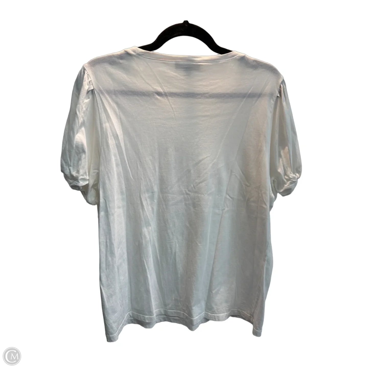 Top Short Sleeve By J. Crew In White, Size: L
