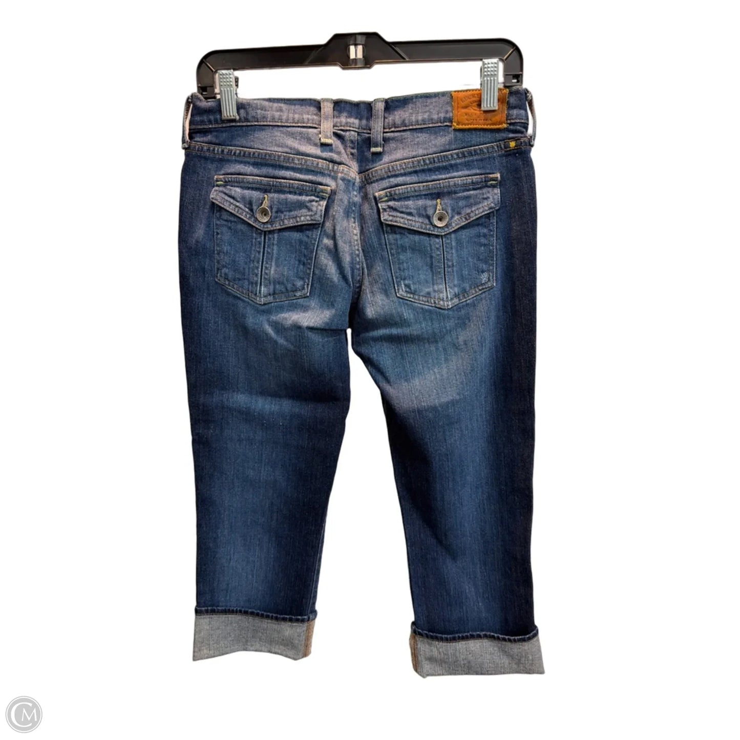 Capris By Lucky Brand In Blue Denim, Size: 4