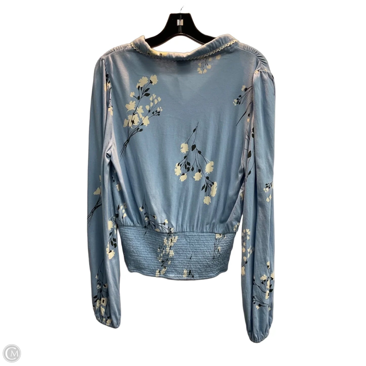 Top Long Sleeve By Maeve In Blue, Size: M