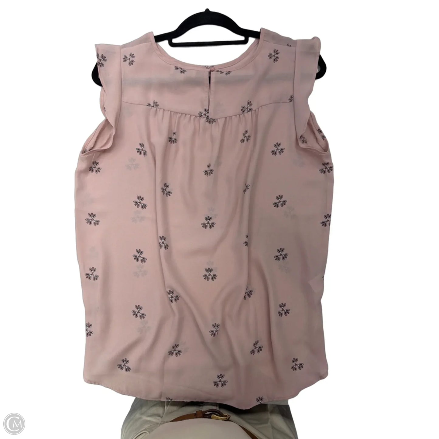 Top Sleeveless By Loft In Pink, Size: M