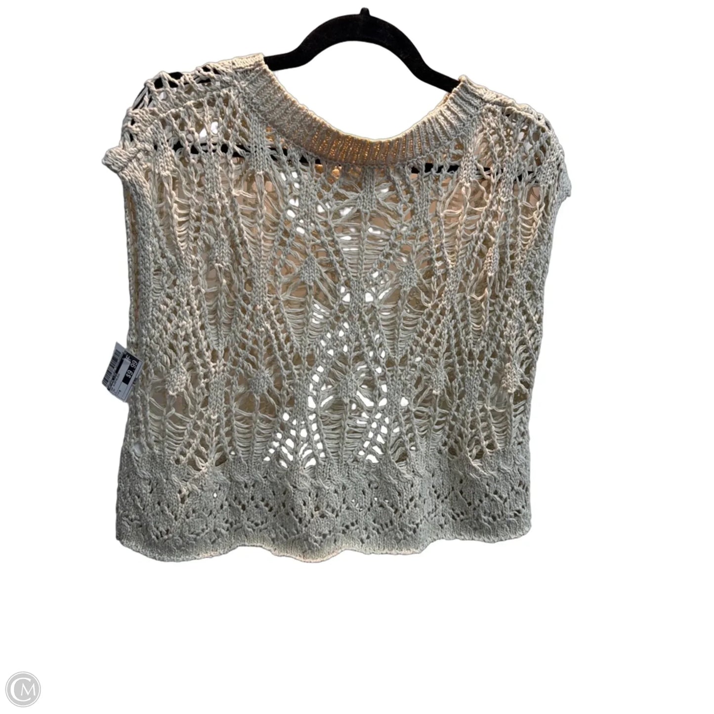 Top Sleeveless By Natural Life In Tan, Size: M