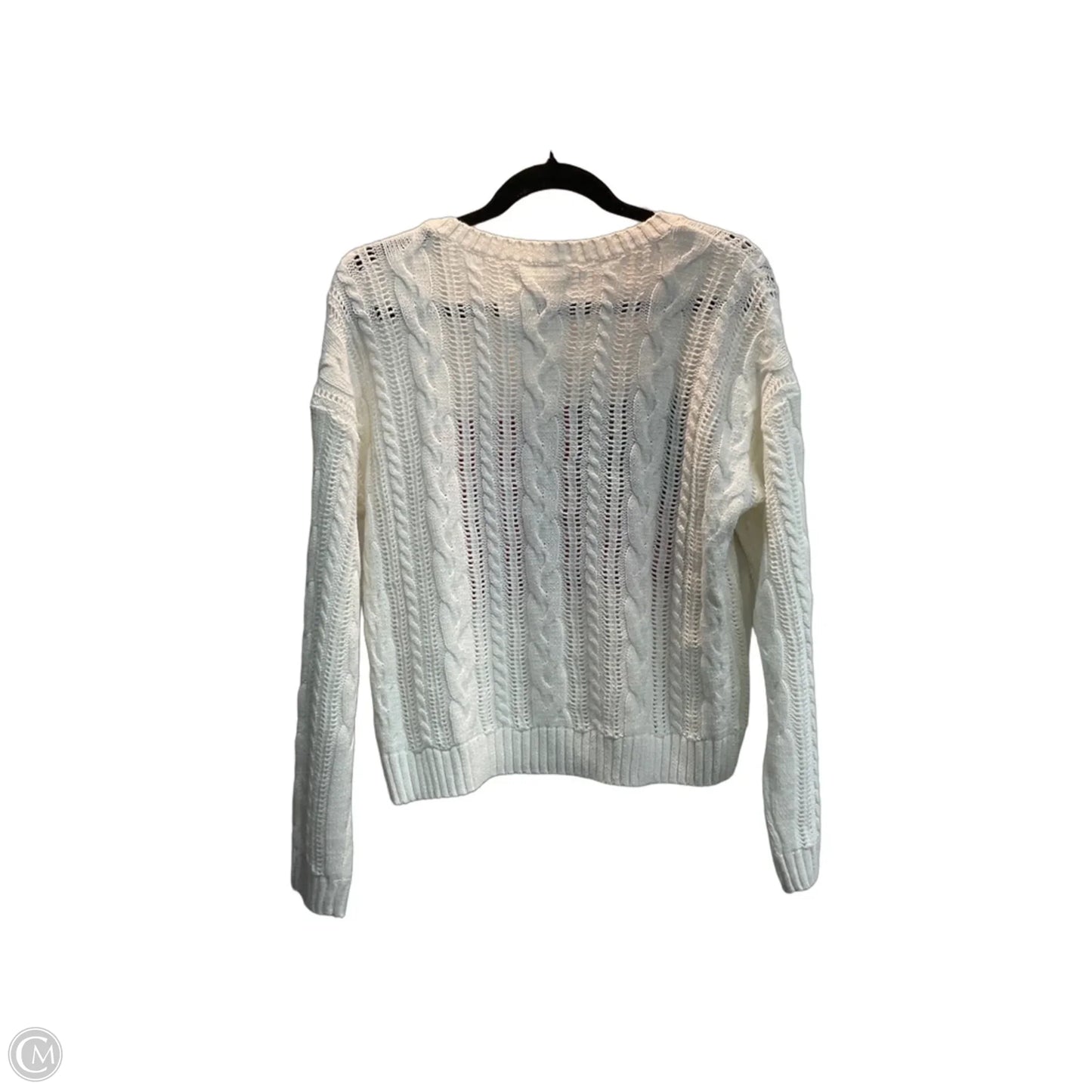 Sweater By Aeropostale In White, Size: S