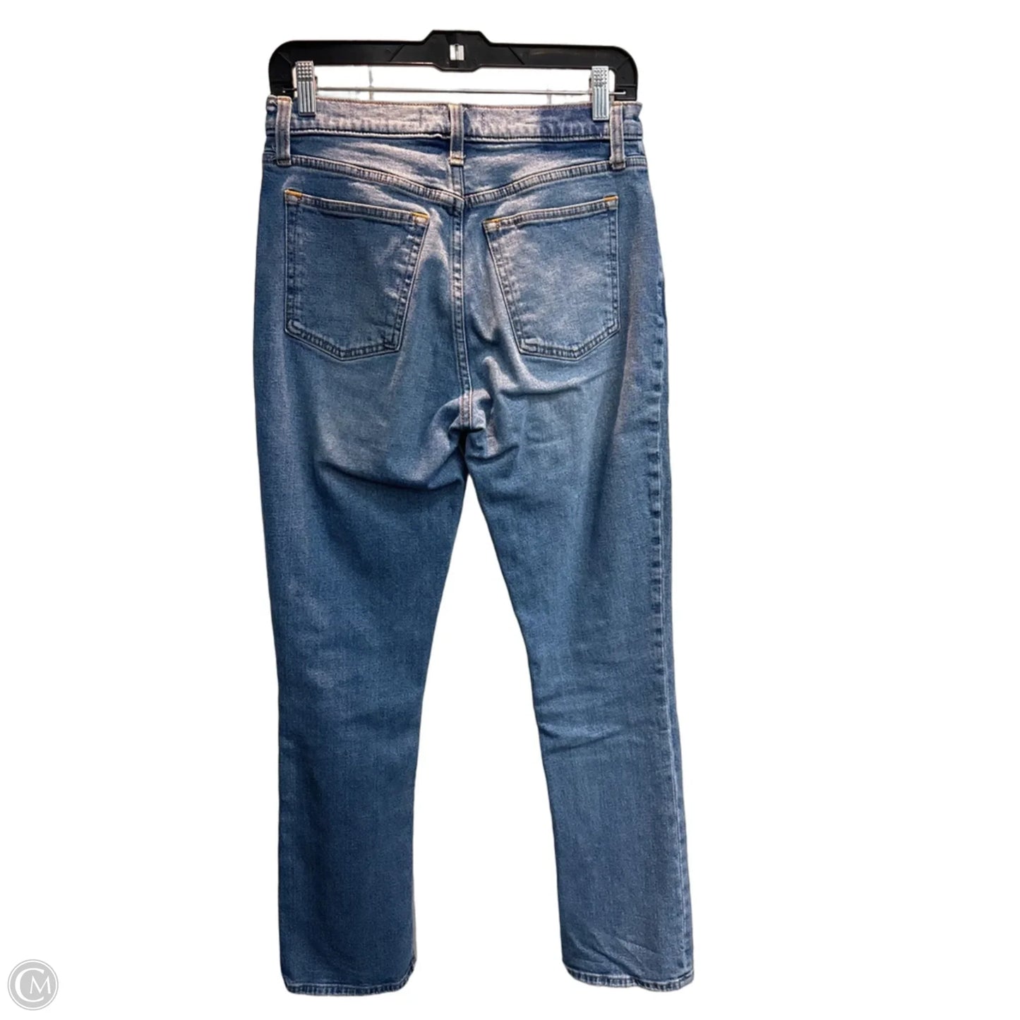 Jeans Boot Cut By Abercrombie And Fitch In Blue Denim, Size: 6