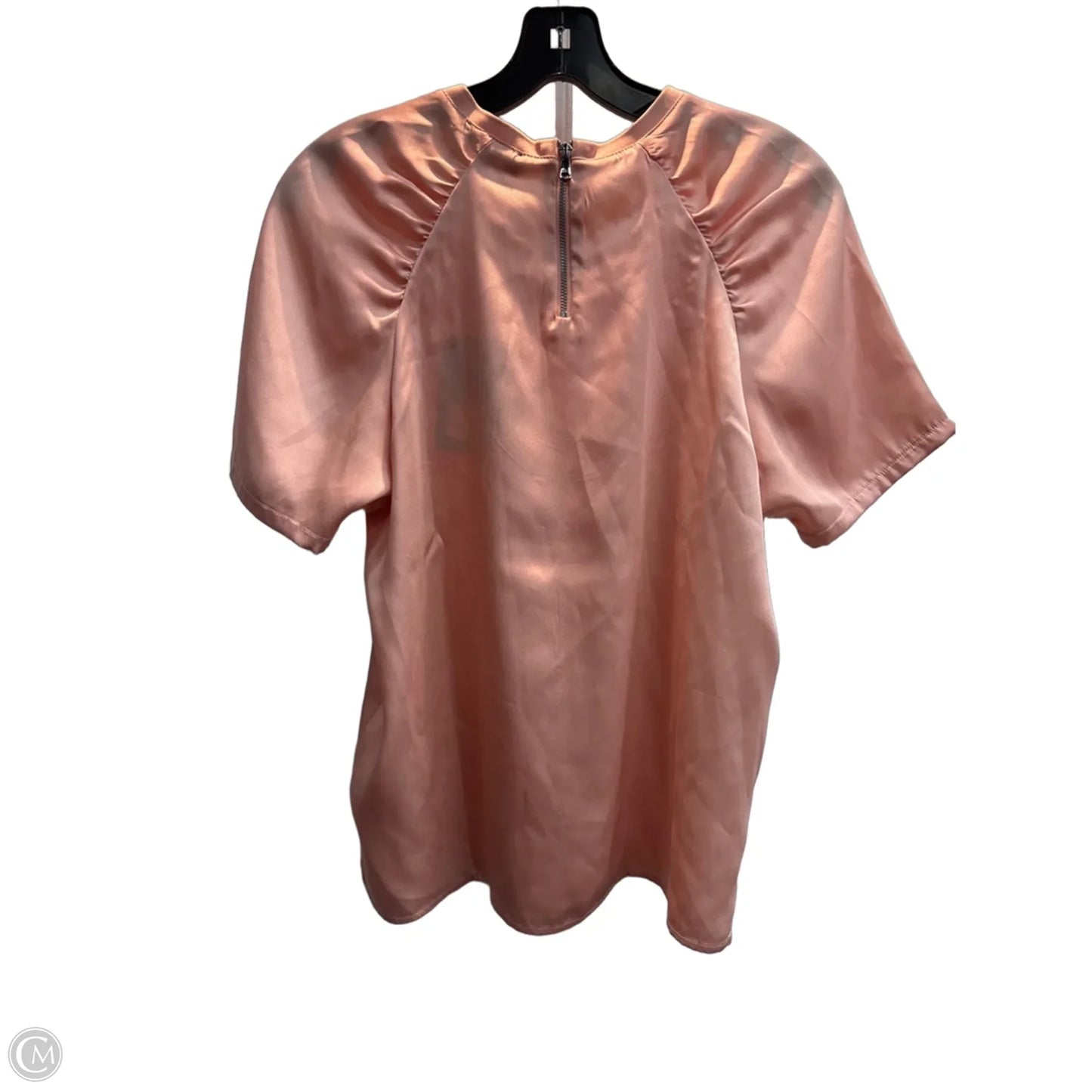 Top Short Sleeve By Dkny In Pink, Size: Xs