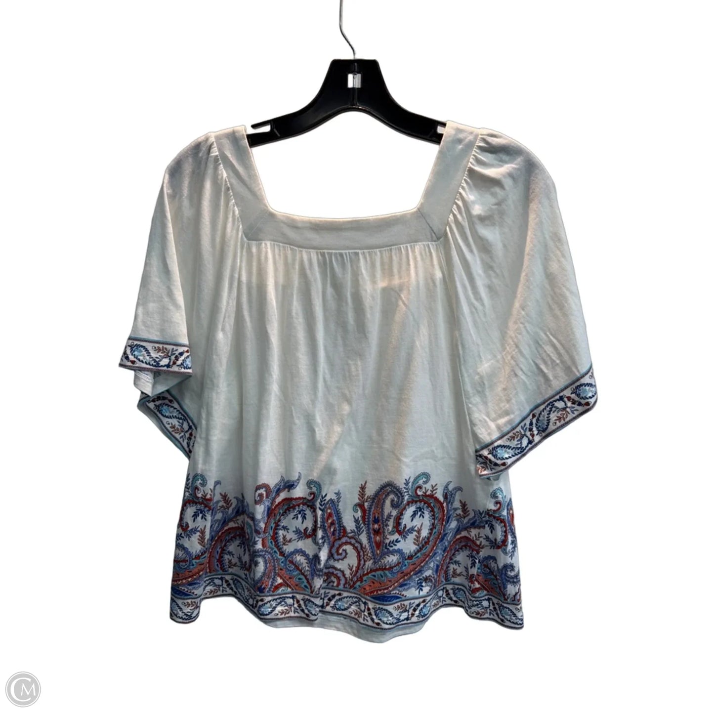 Top Short Sleeve By J. Jill In White, Size: Xsp