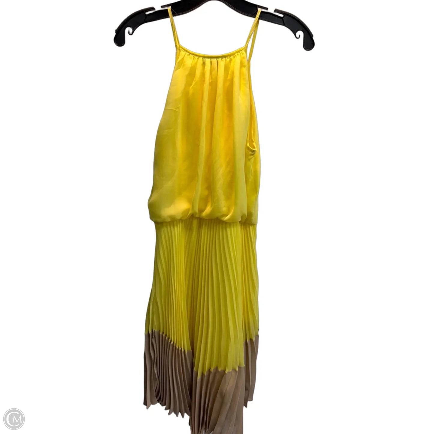 Dress Party Midi By Clothes Mentor In Yellow, Size: S