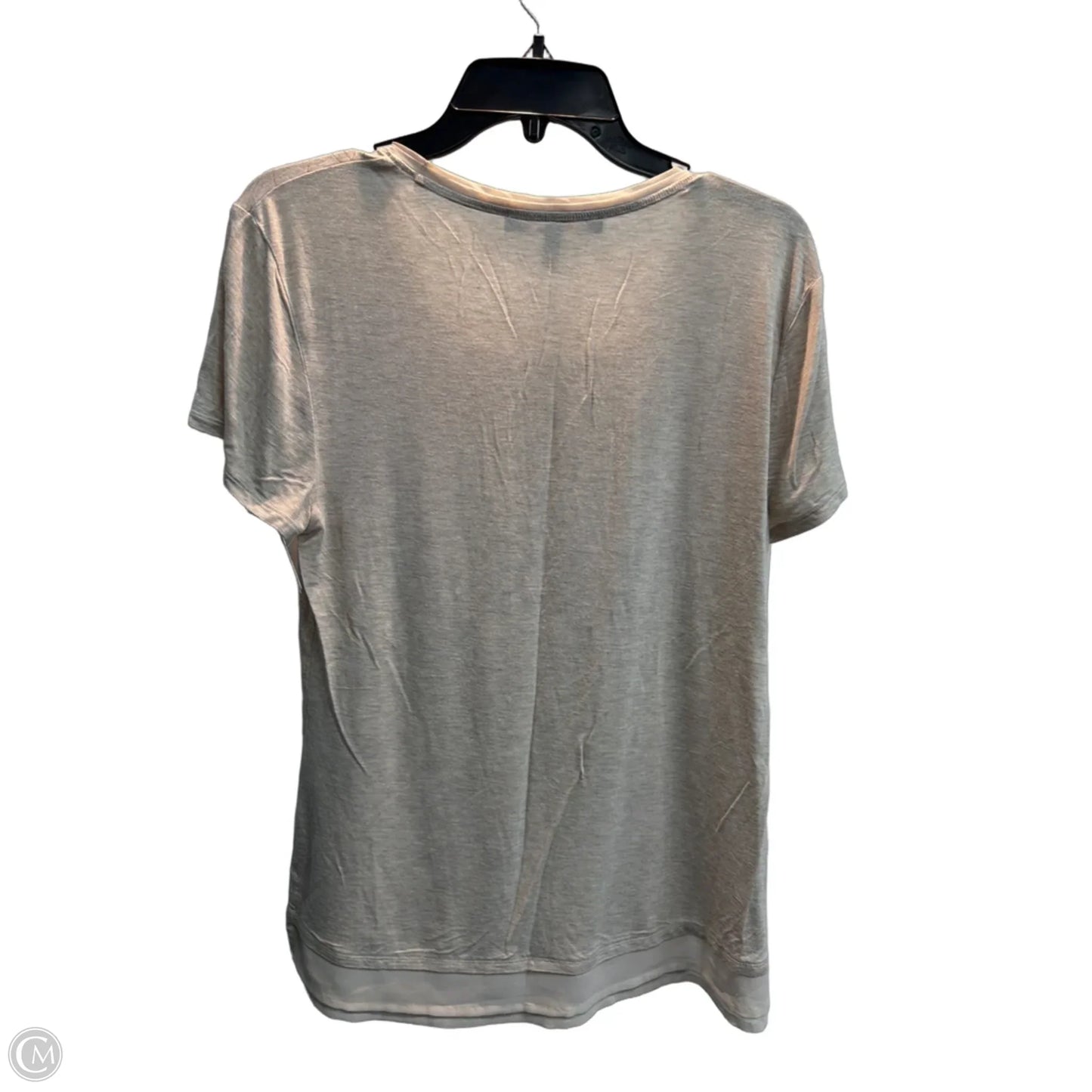 Top Short Sleeve By White House Black Market In Gold, Size: M