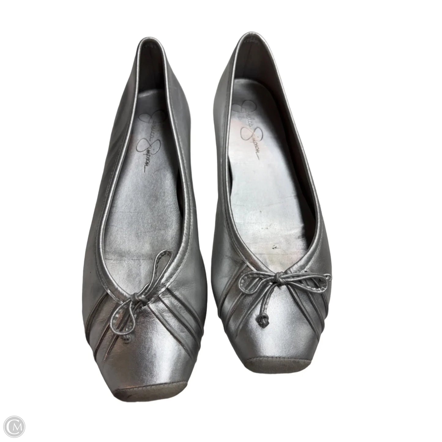 Shoes Flats By Jessica Simpson In Silver, Size: 6.5