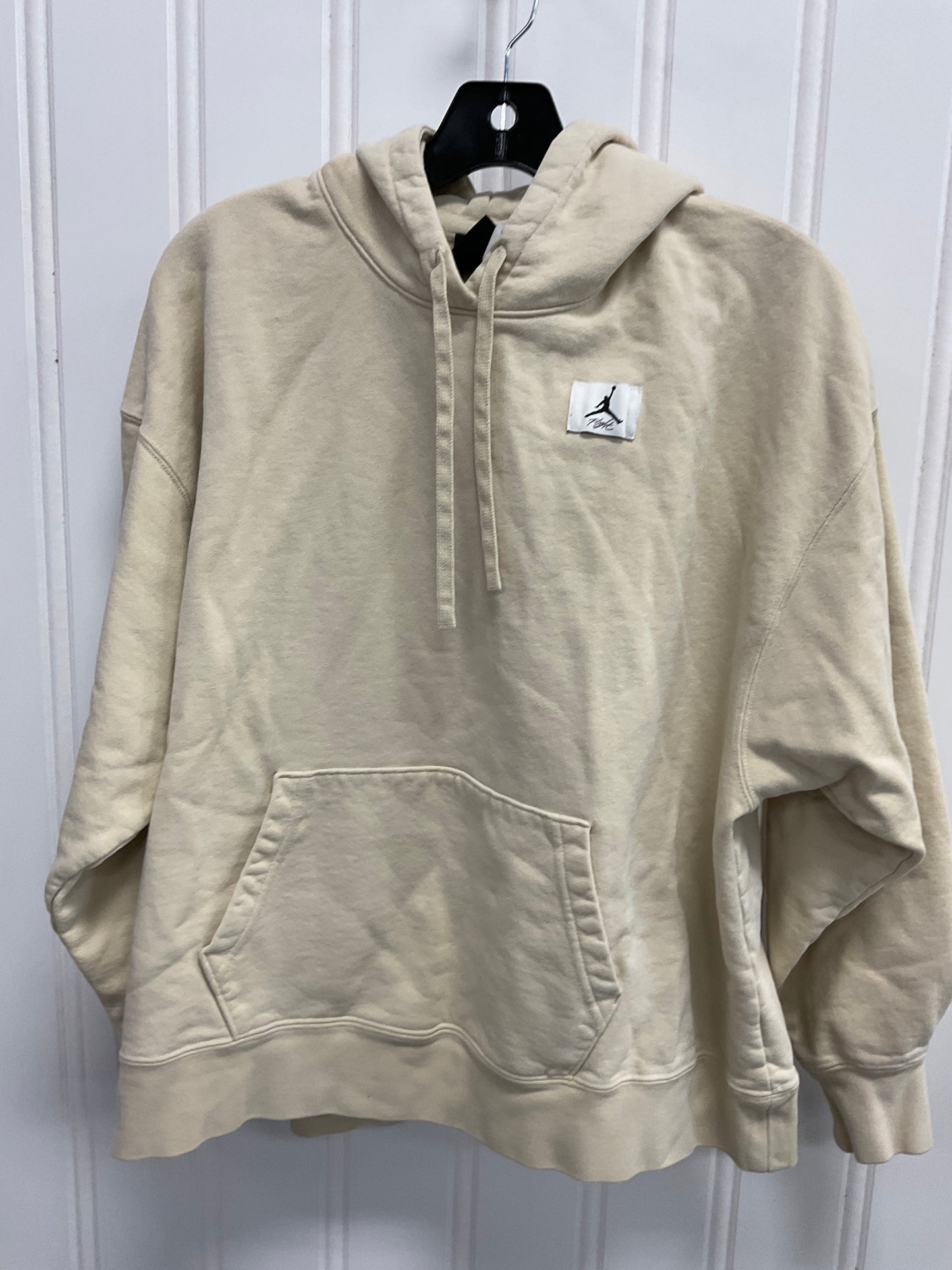 Sweatshirt Designer By Jordan In Beige, Size: M