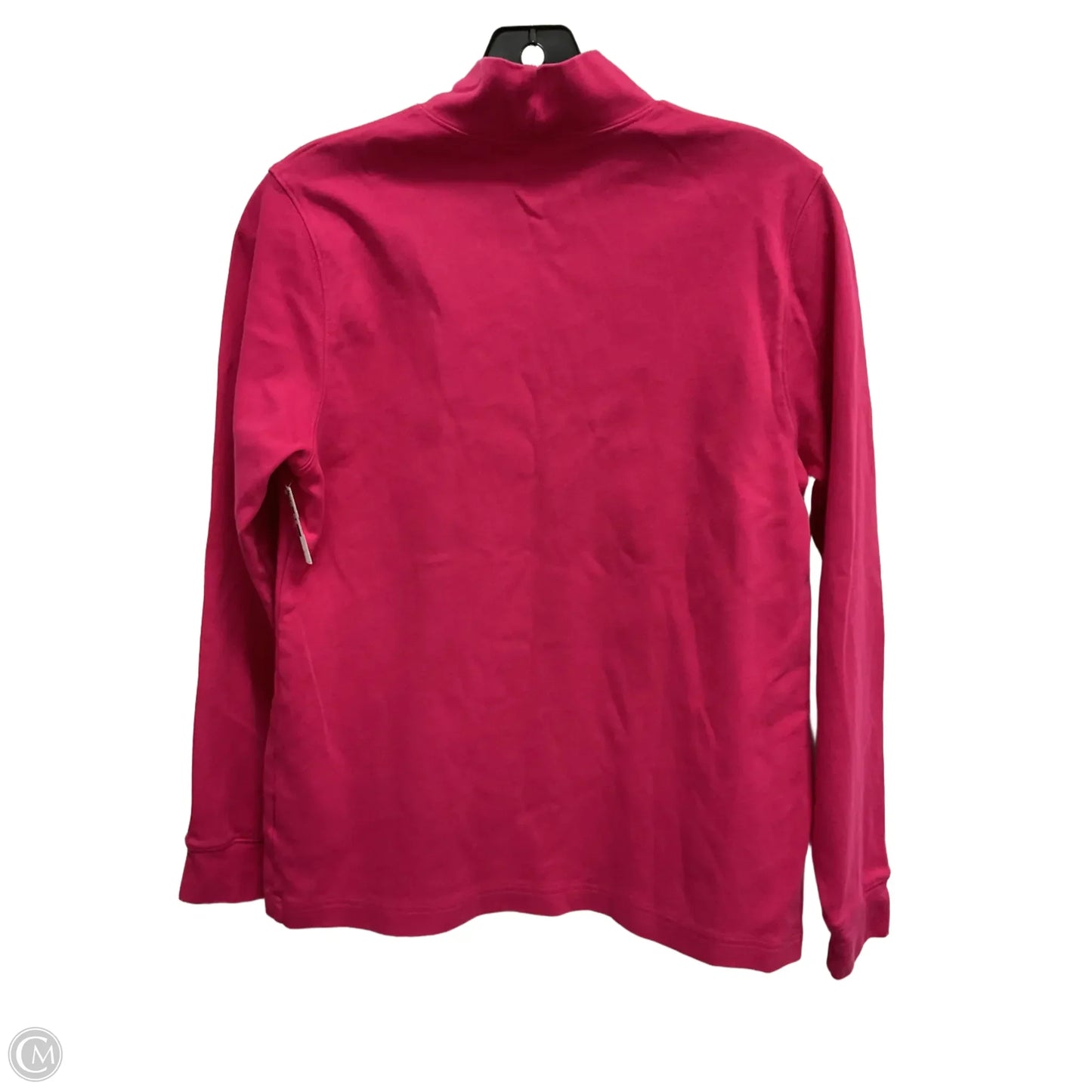 Top Long Sleeve Basic By Lands End In Pink, Size: M