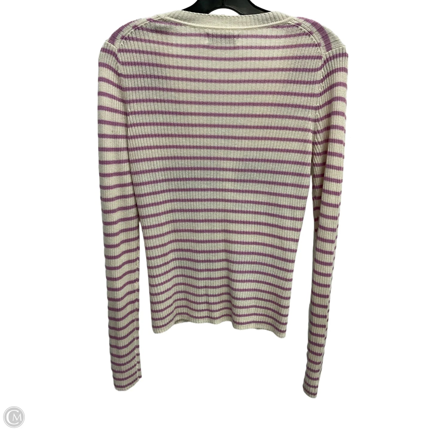 Cardigan By Cmc In Striped Pattern, Size: M