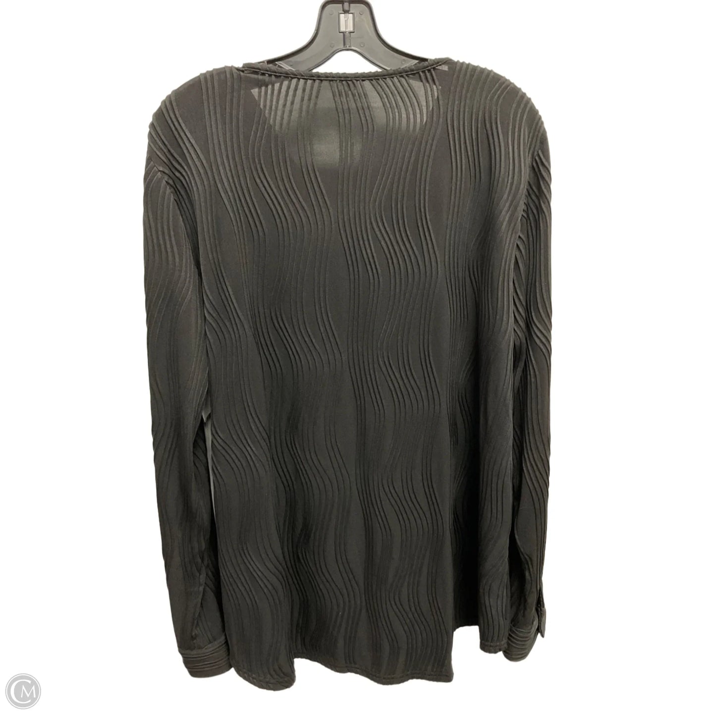 Top Long Sleeve By Clothes Mentor In Black, Size: 2x