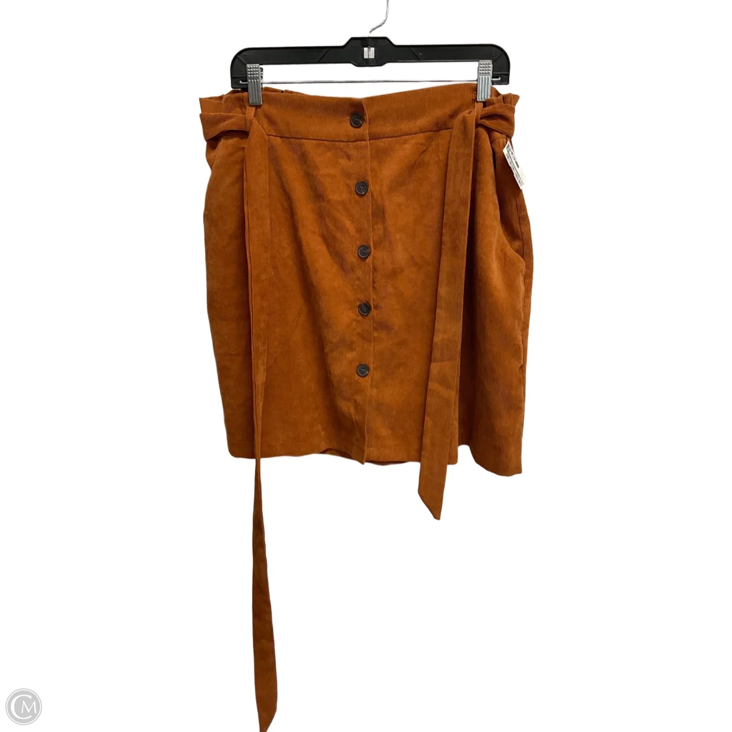 Skirt Midi By Shein In Orange, Size: 3x