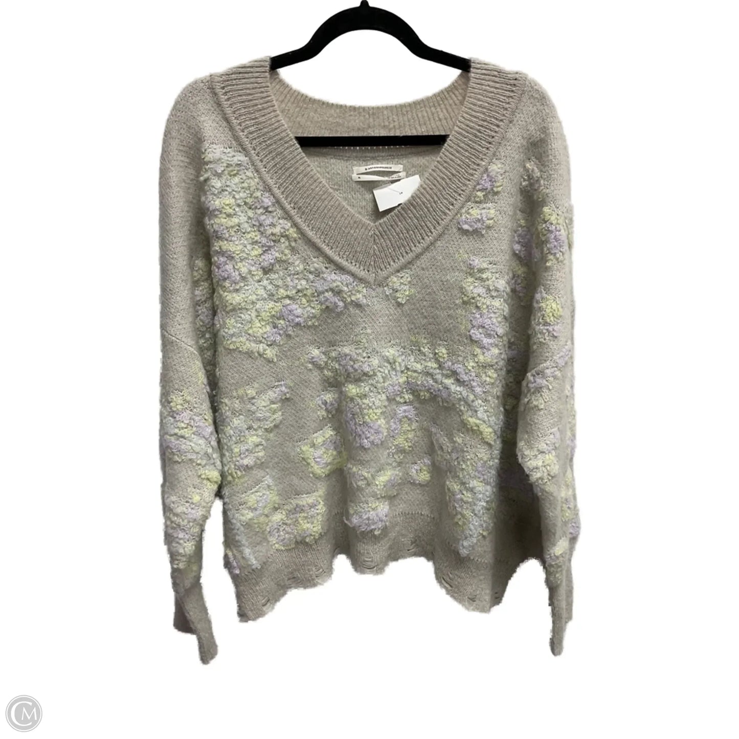 Sweater By Anthropologie In Multi-colored, Size: Xl