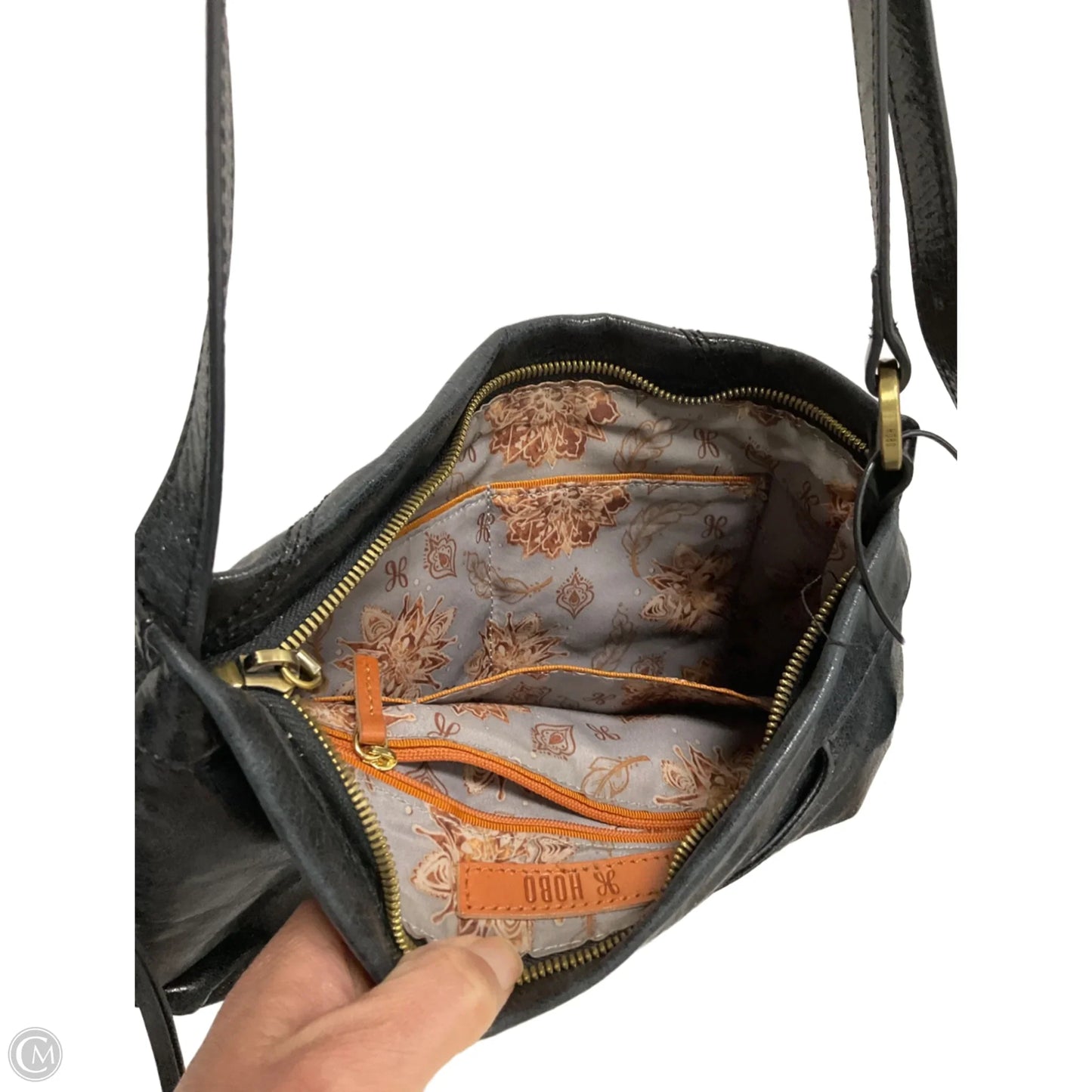 Crossbody Leather By Hobo Intl, Size: Medium