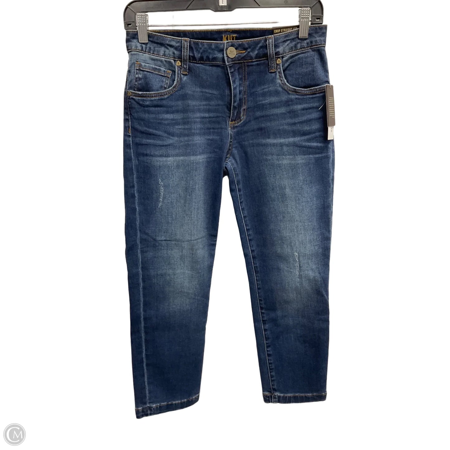 Jeans Cropped By Kut In Blue, Size: 2