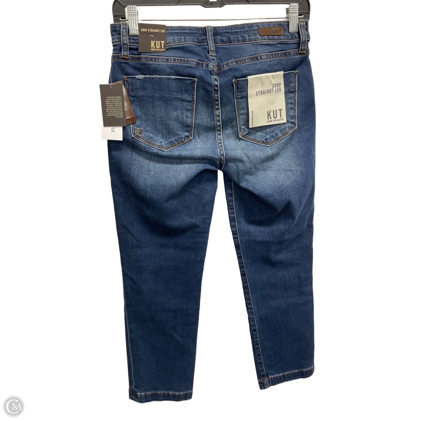 Jeans Cropped By Kut In Blue, Size: 2