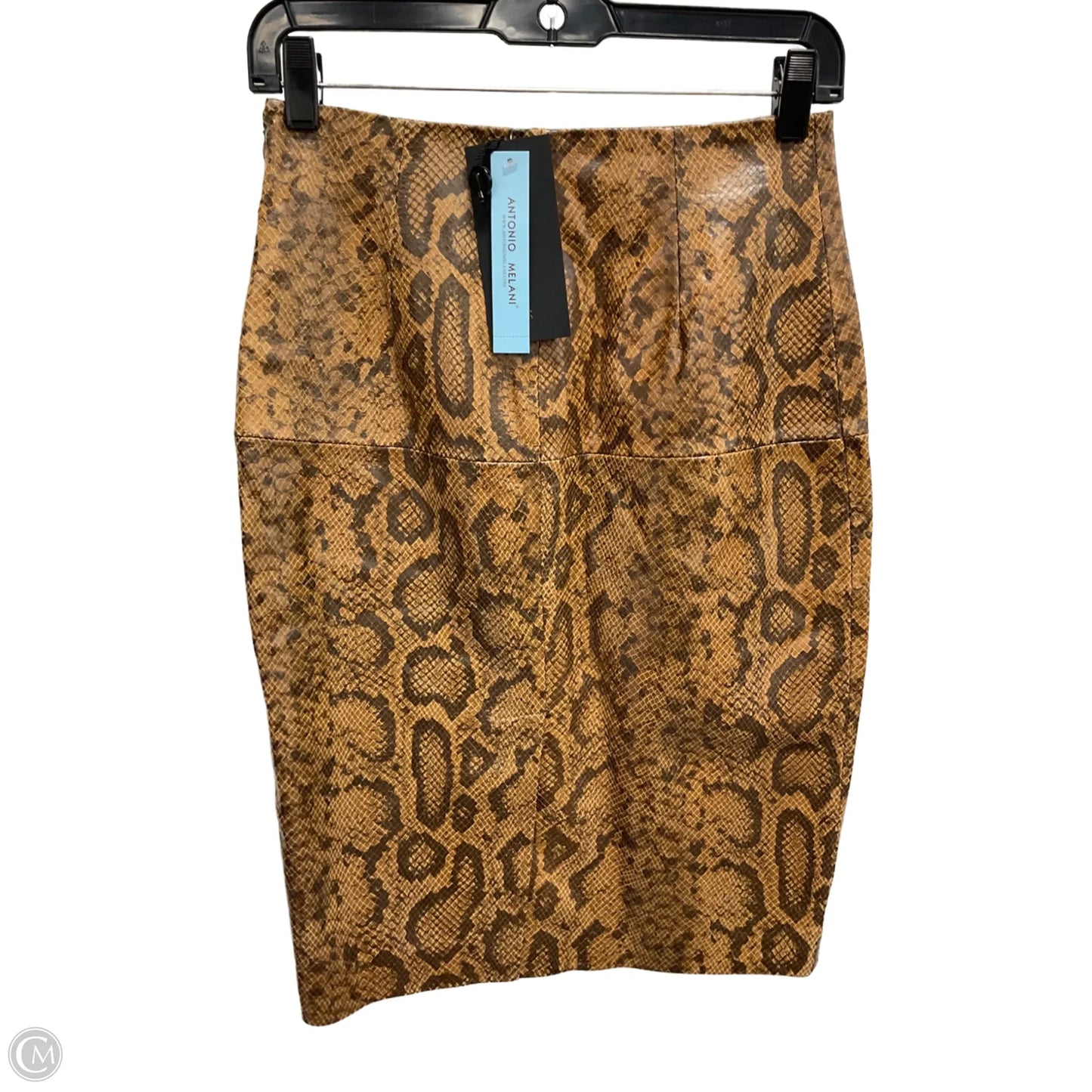 Skirt Midi By Antonio Melani In Snakeskin Print, Size: S
