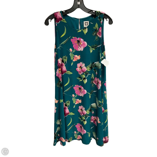 Dress Casual Midi By Anne Klein In Floral Print, Size: M