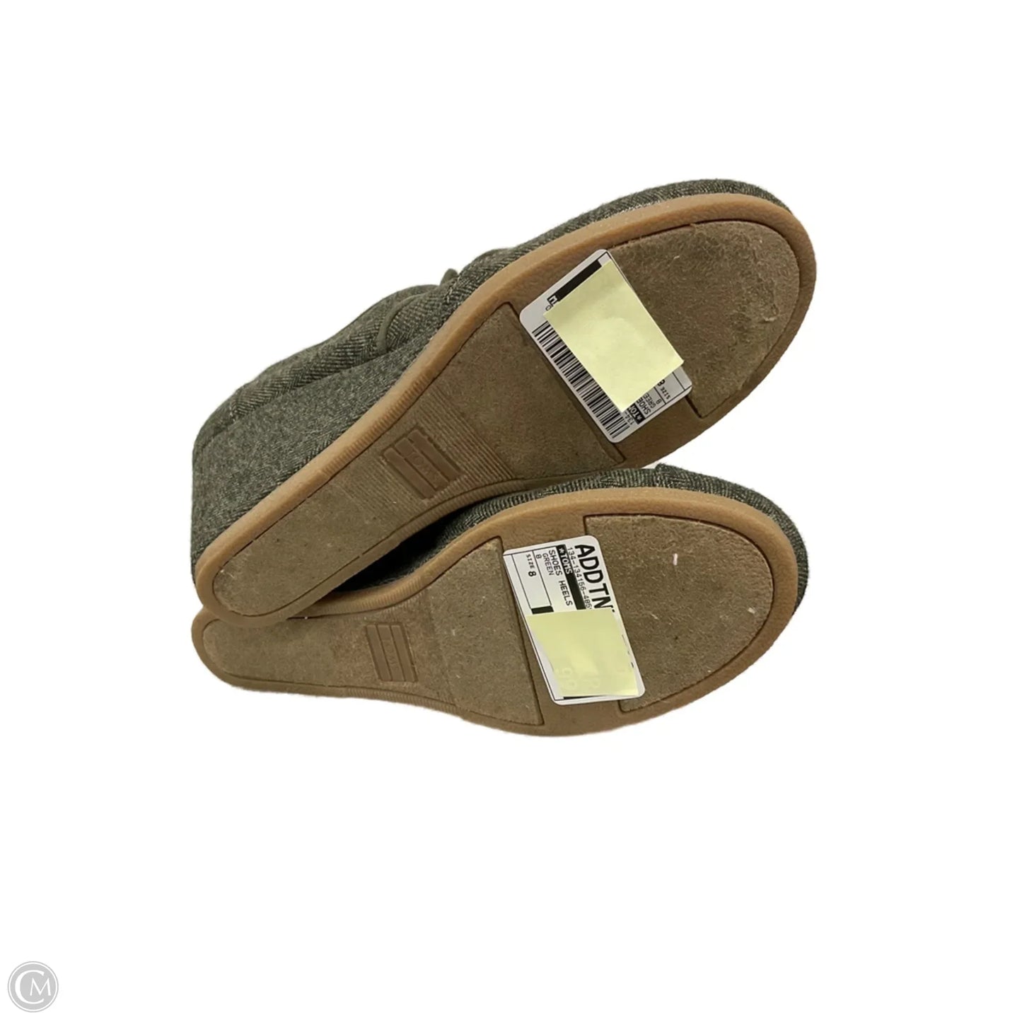 Shoes Heels Wedge By Toms In Green, Size: 8