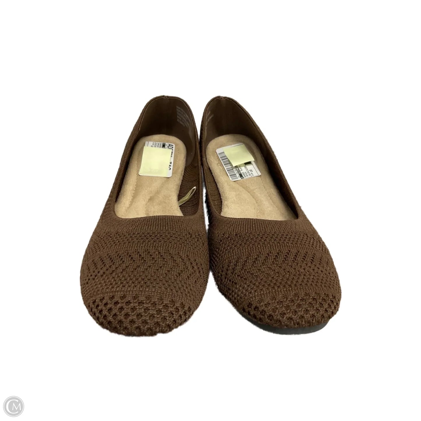 Shoes Flats By Clothes Mentor In Brown, Size: 10