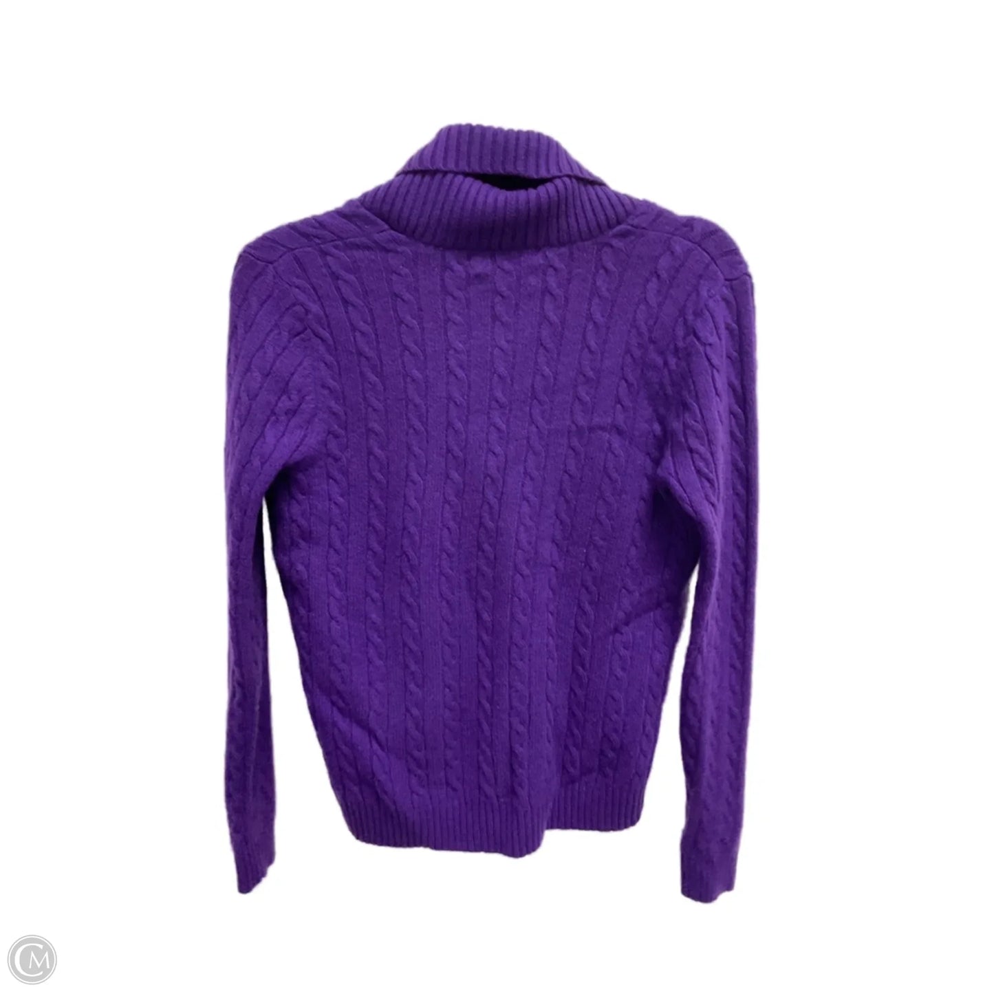 Sweater Cashmere By Lauren By Ralph Lauren In Purple, Size: M