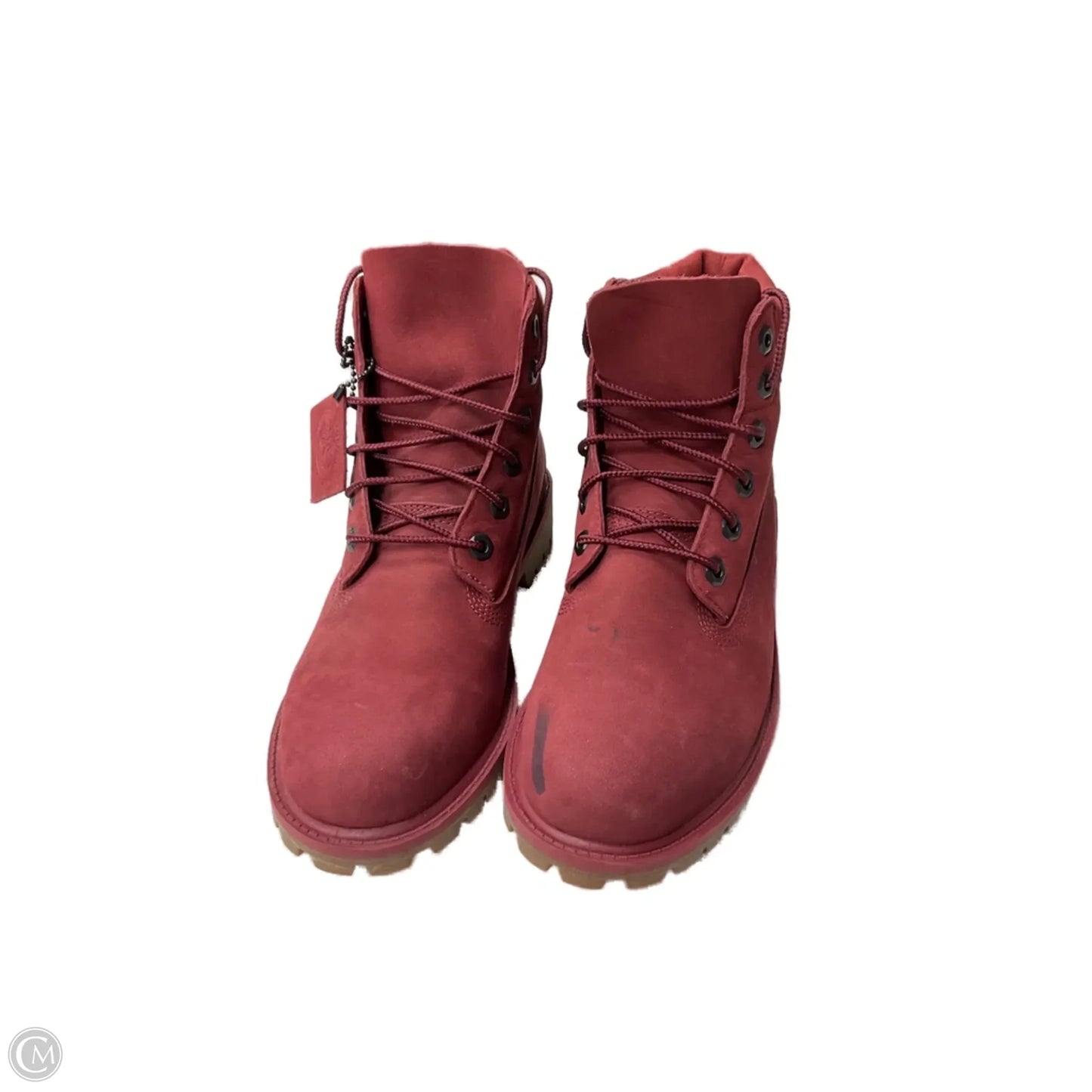 Boots Combat By Timberland In Maroon, Size: 5.5