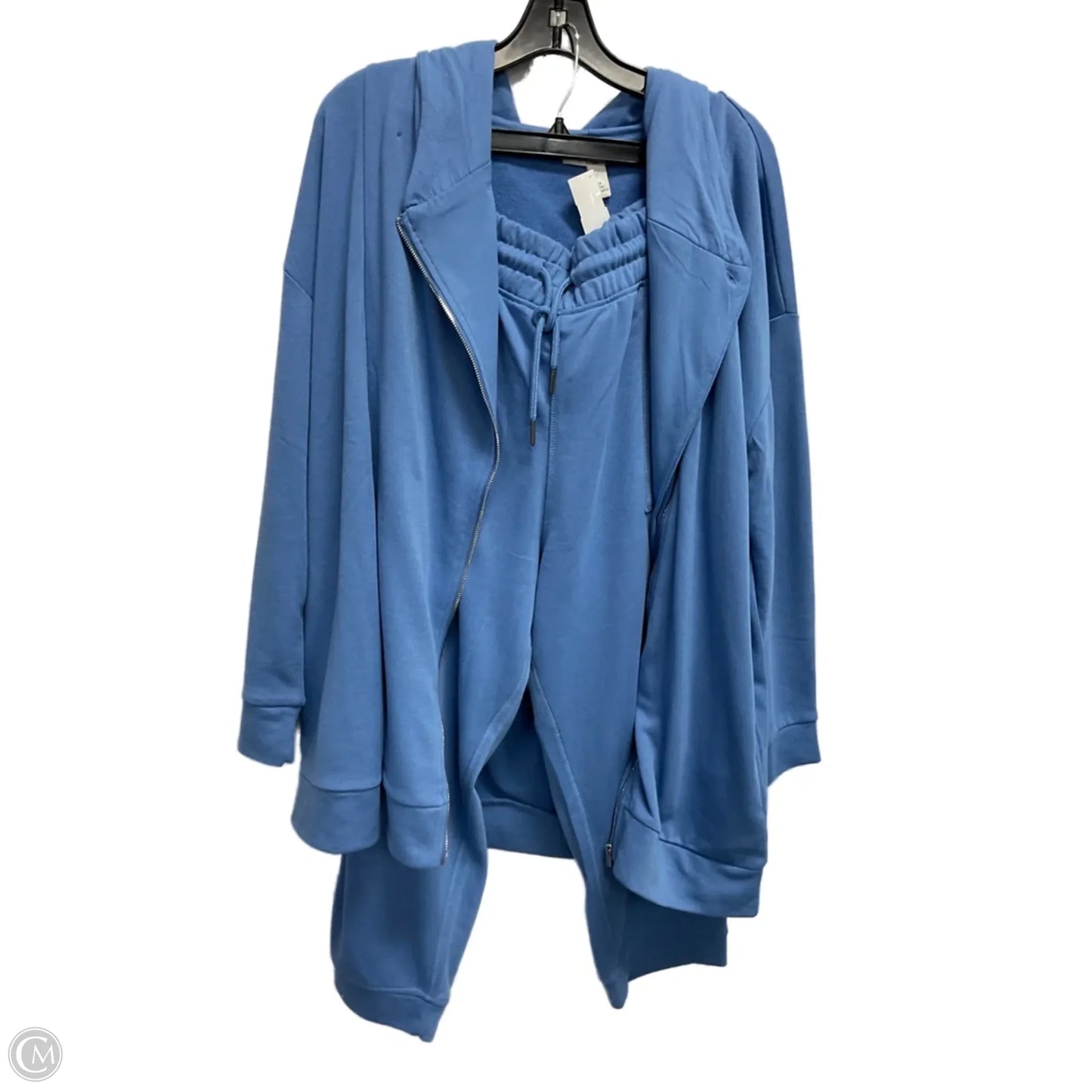 Lounge Set Designer By Halston In Blue, Size: L